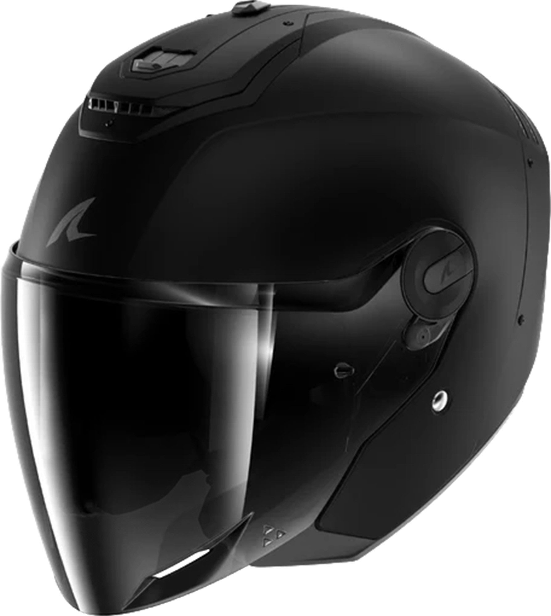 Shark Motorradhelm RS Carbon Dark Shadow Mat Jethelm, Antifog Beschichtet,vorbereitet Für Kommunikationssystem,geeignet