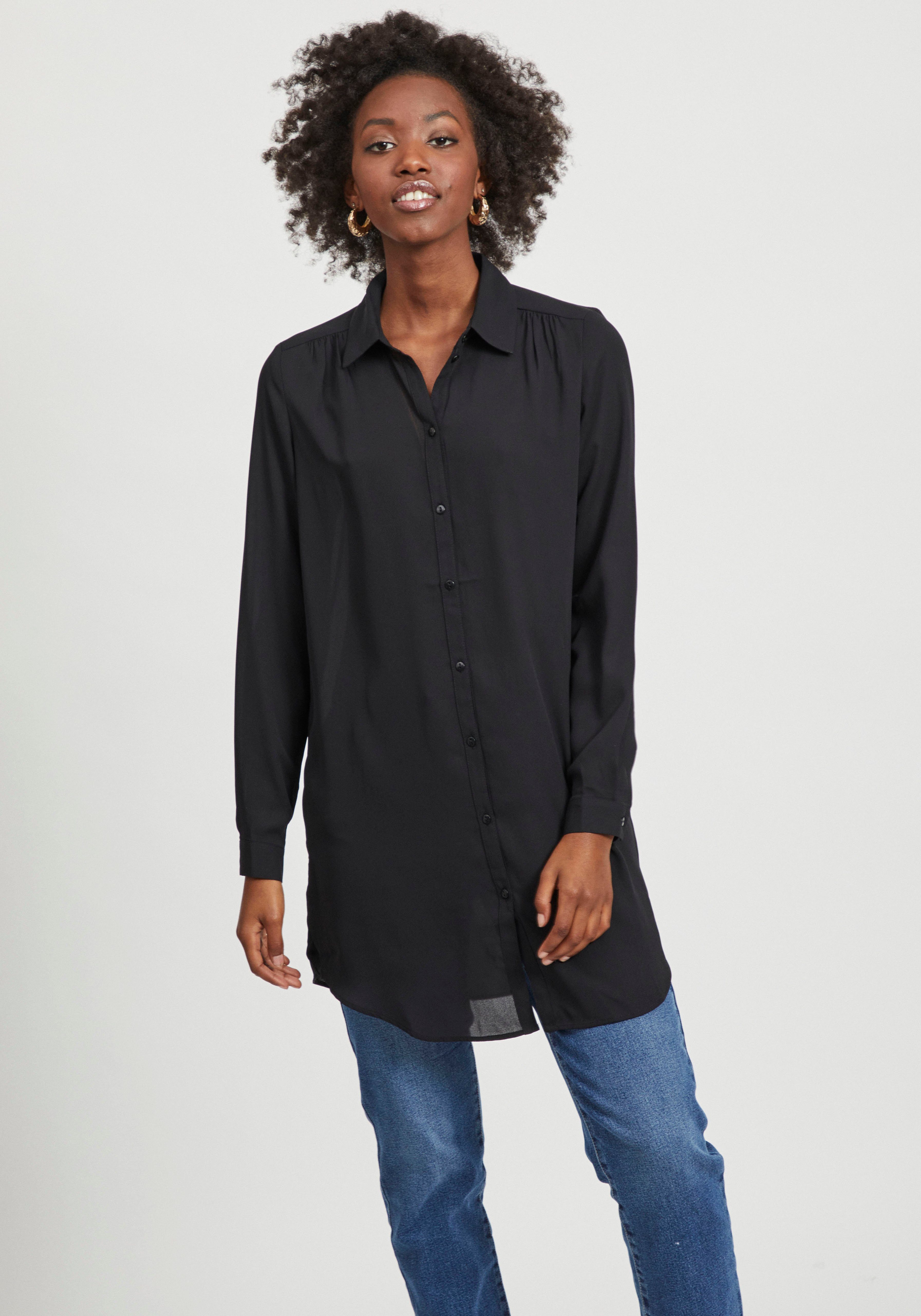 in TUNIC Vila Tunikalänge black VILUCY Longbluse