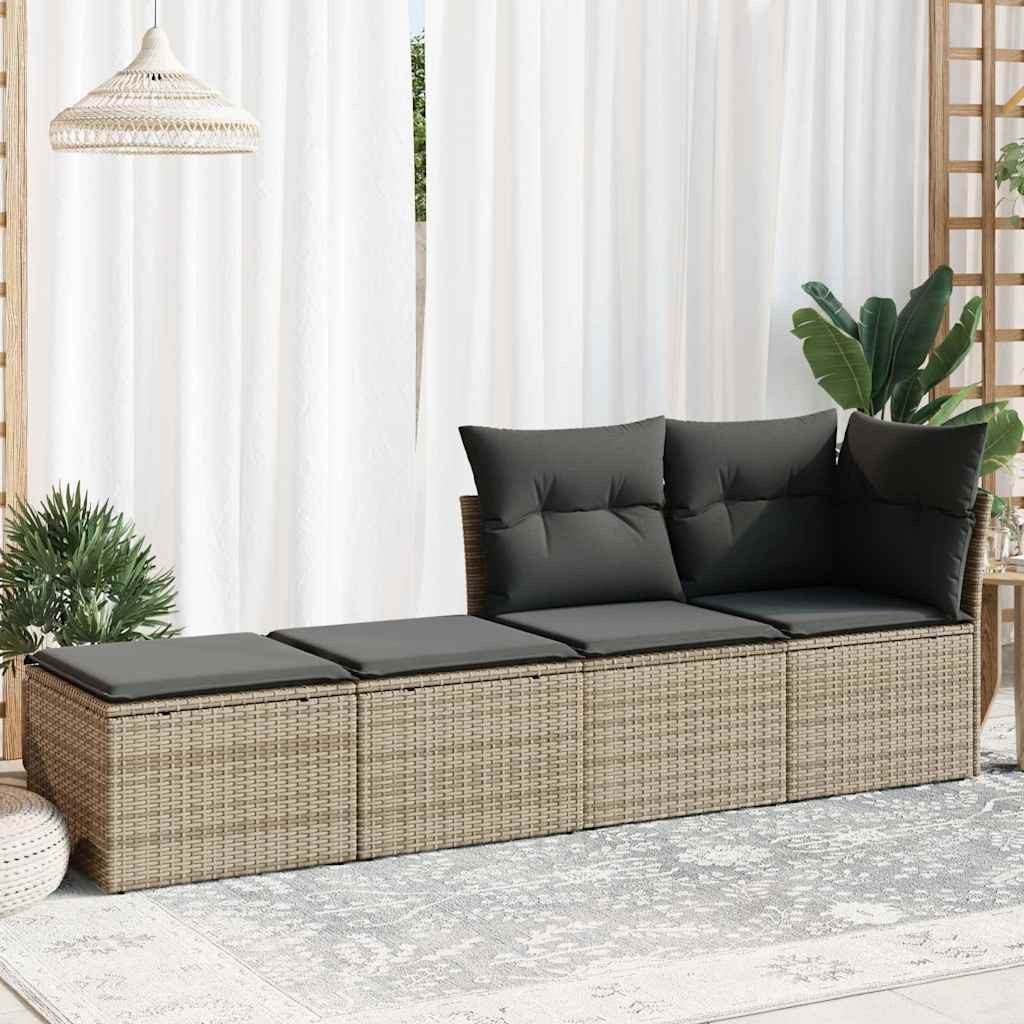 vidaXL Gartenlounge-Set 2-tlg. Garten-Sofagarnitur mit Kissen günstig online kaufen