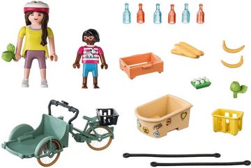 Playmobil® Konstruktions-Spielset Lastenfahrrad (71306), Country, (28 St), teilweise aus recyceltem Material; Made in Europe
