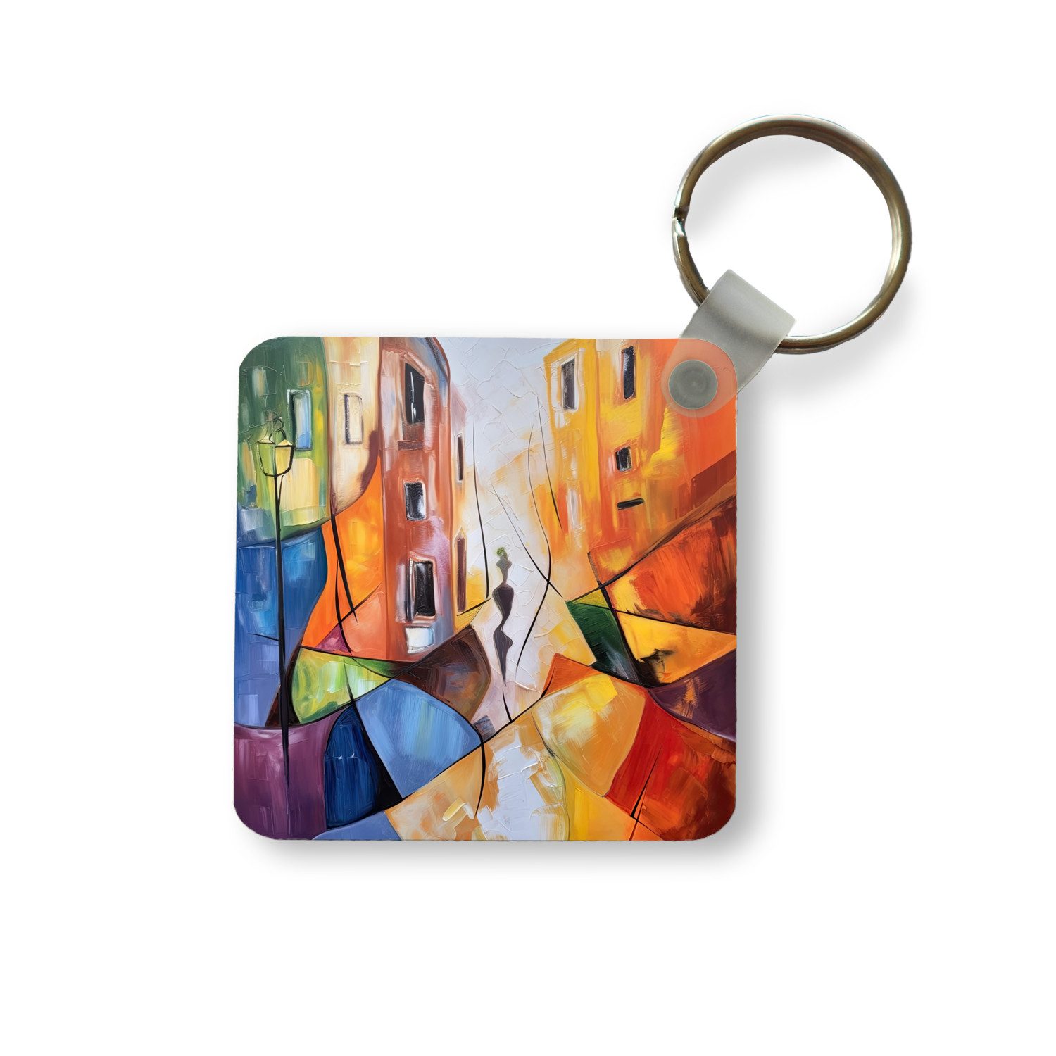 Schlüsselanhänger Abstrakt - Kunst - Malerei - Farben