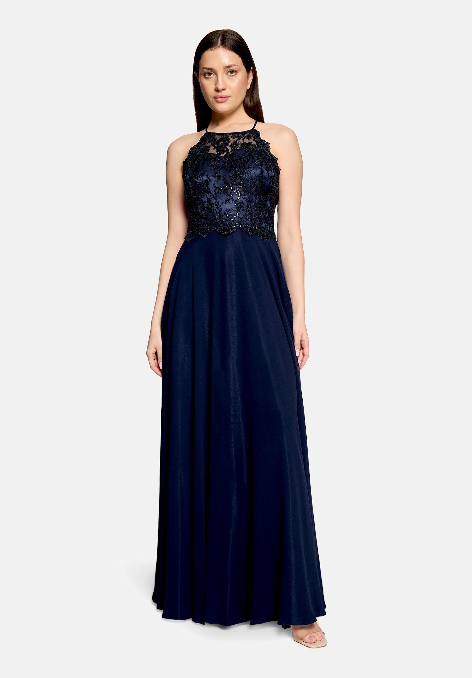 Vera Mont Abendkleid Damen rückenfrei Spitze