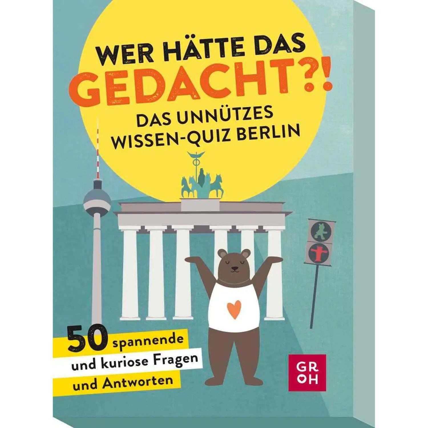 groh Verlag Spiel Wer hätte das gedacht?! Das Unnützes Wissen-Quiz Berlin