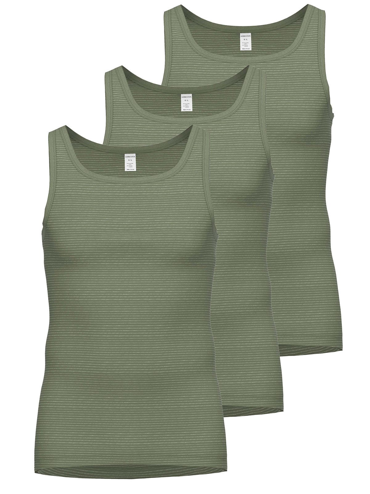 Achselhemd 3er Pack Unterhemd Day Classic / Jeans Feinripp