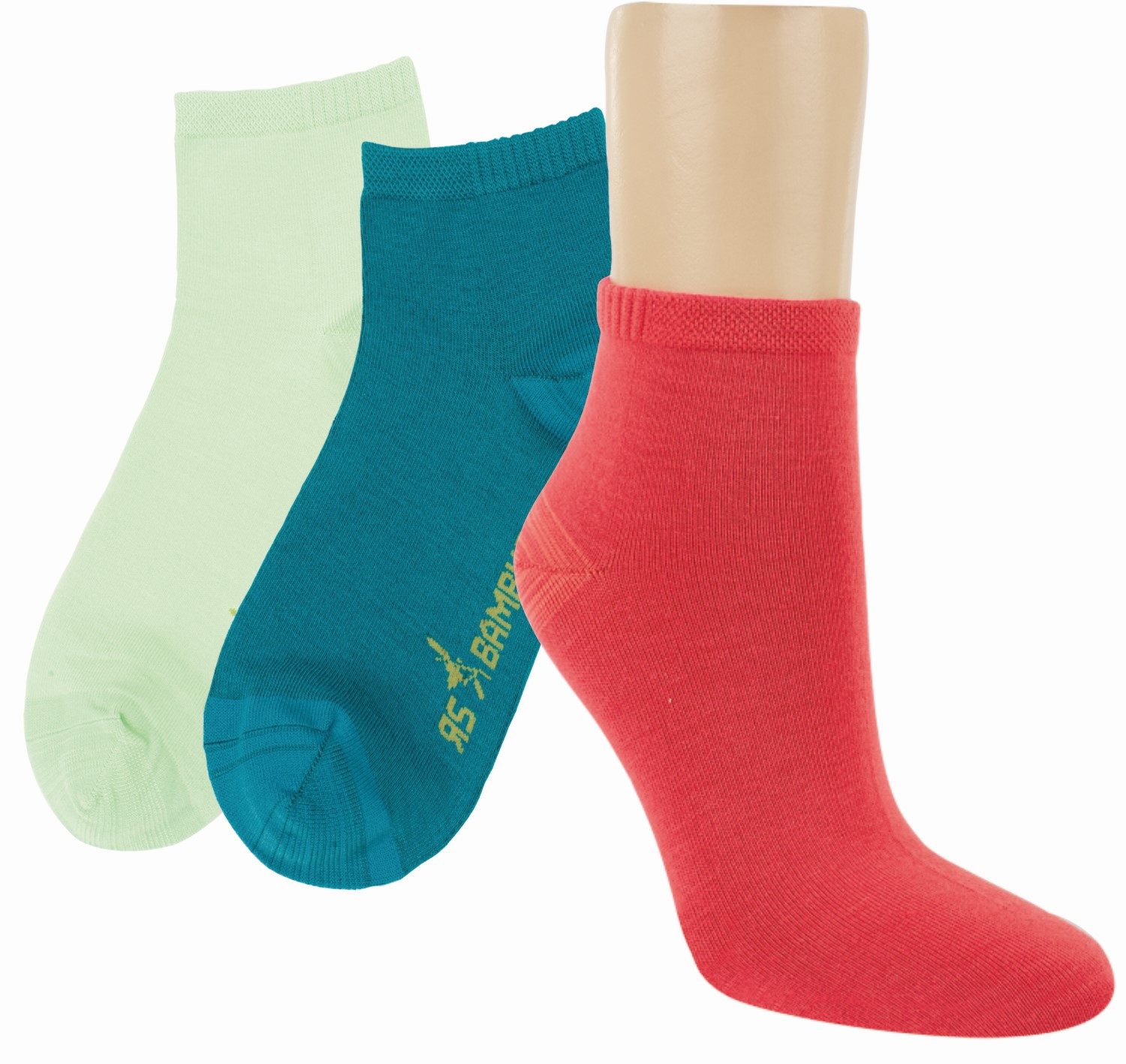 Socken 3 Paar RS. Harmony 43030 BAMBUS Socken / Kurzstrumpf 2 Größen