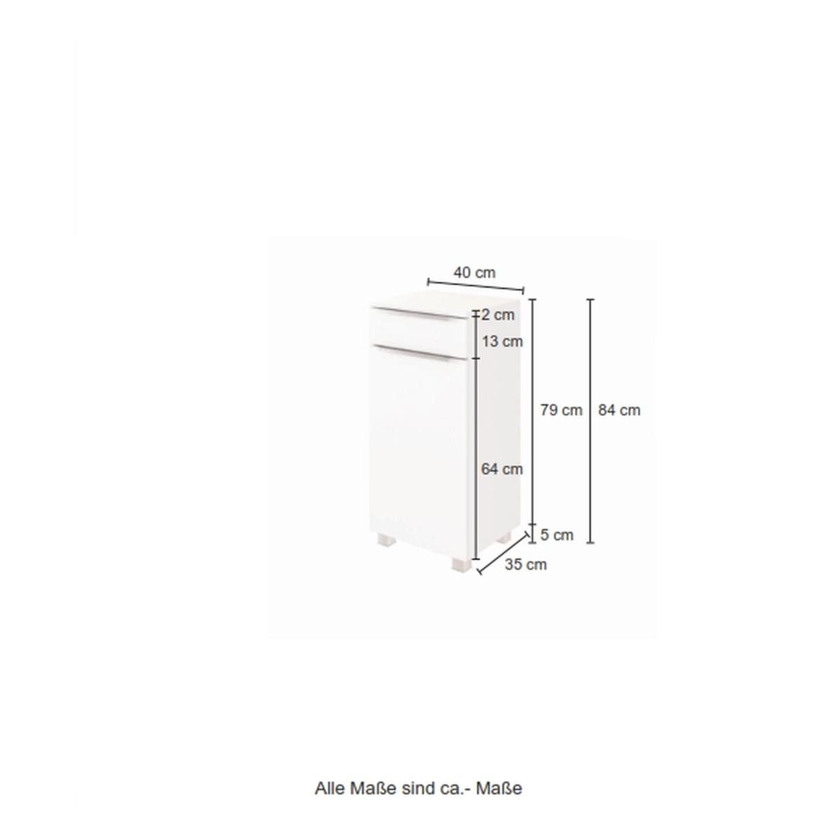 HELD MÖBEL Unterschrank 40 x 79 x 35 cm (B/H/T) günstig online kaufen
