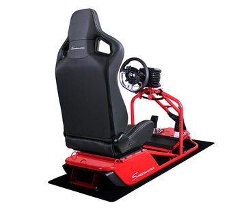 Speedmaster Speedmaster Pro Rot - "Race Weave" Anthrazit Gaming-Controller