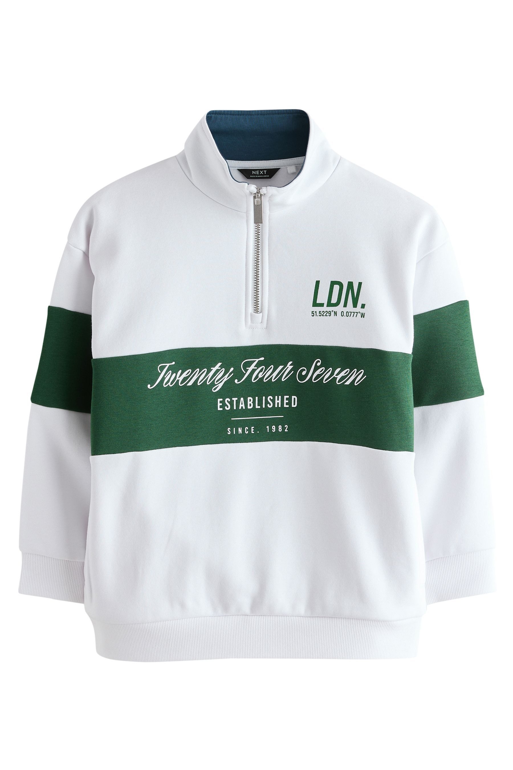 Sweater Sweatshirt mit Reißverschlusskragen