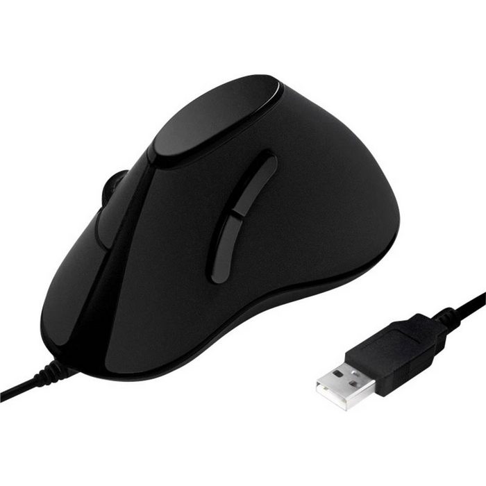 LogiLink ® Ergonomi Mouse USB Mäuse (Ergonomisch)