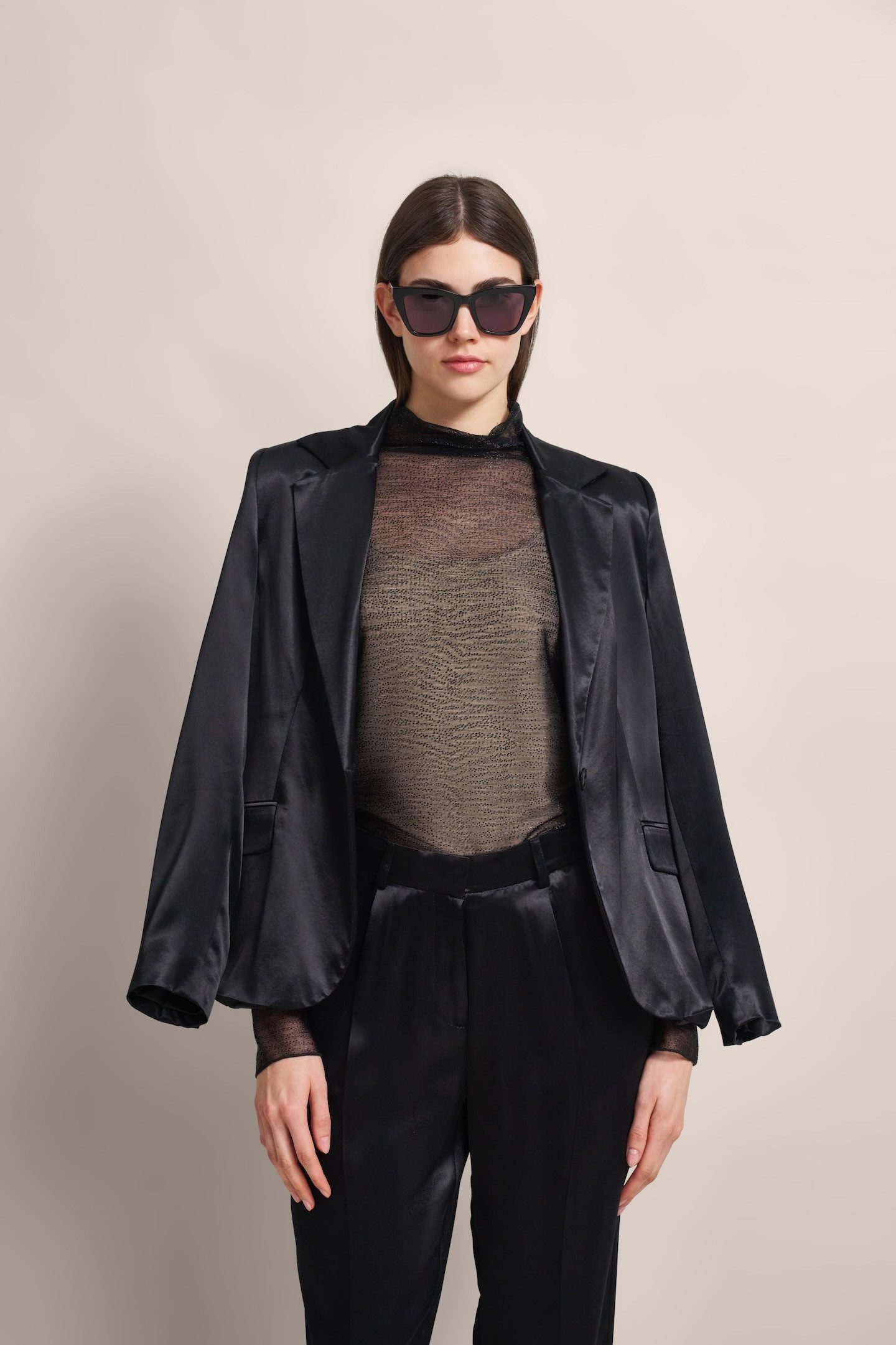 bugatti Langarmshirt mit Glanzeffekt