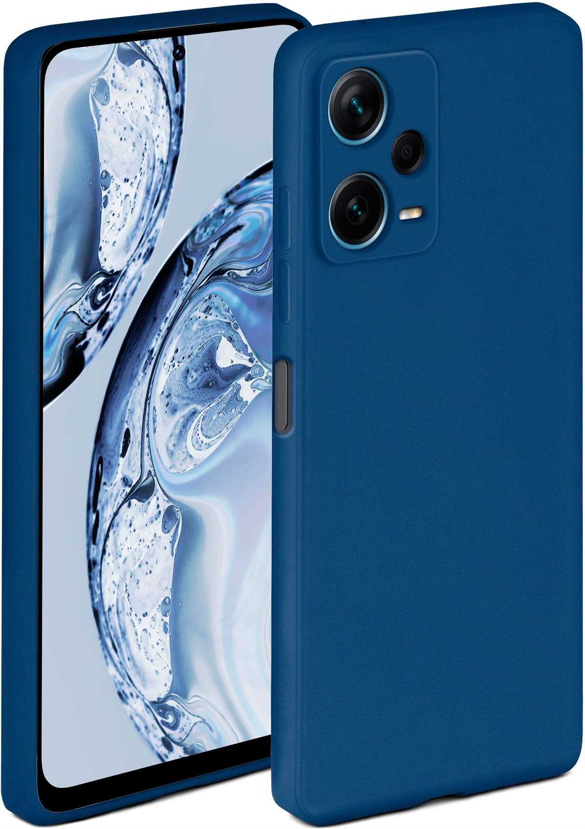 ONEFLOW Handyhülle ONEFLOW® Soft Case für Xiaomi Redmi Note 12 5G, Hülle aus Silikon, Back Cover mit Kameraschutz, weiche Silikonhülle