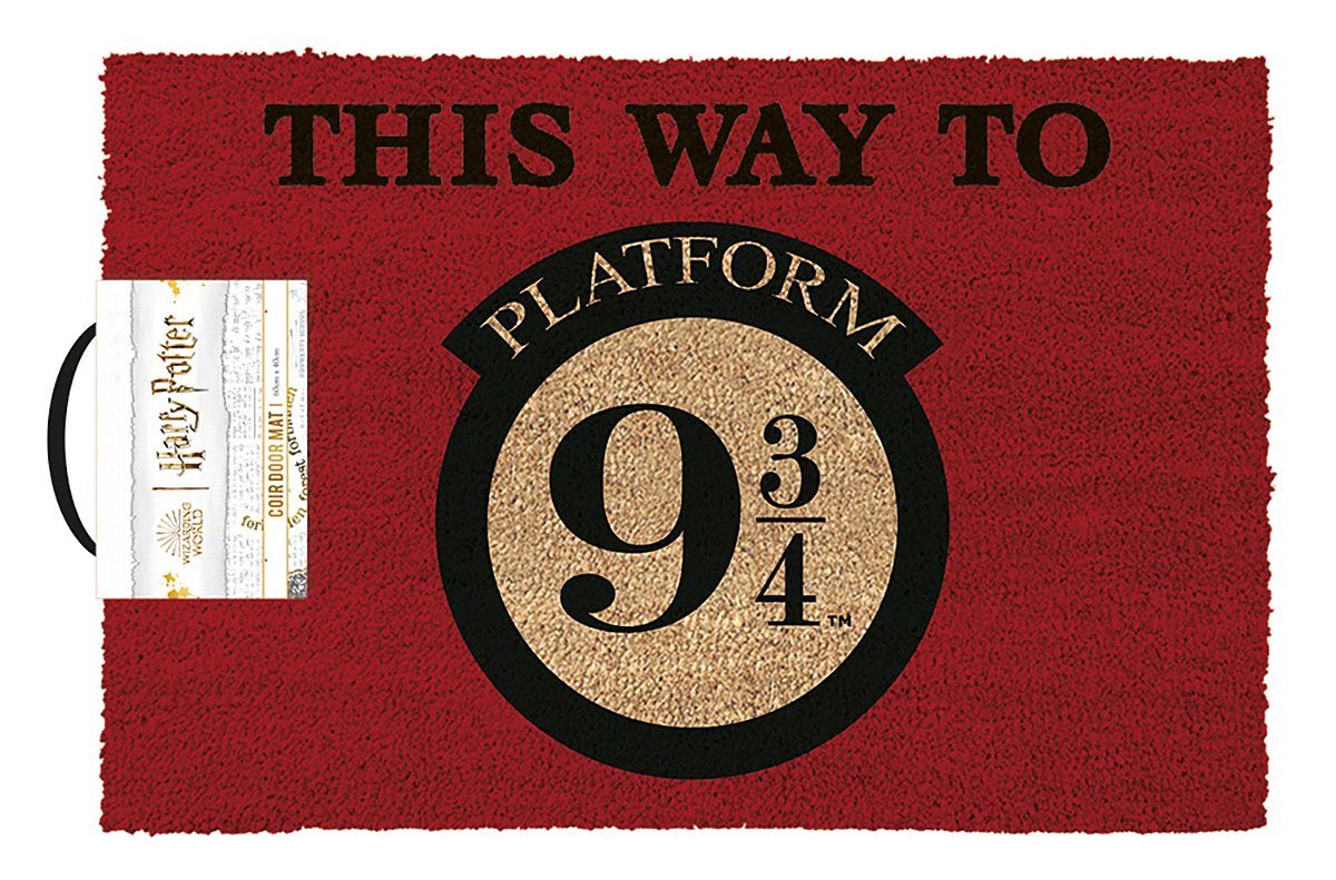 Harry Potter Fußmatte Harry Potter Fußmatte This Way to Platform 9 3/4