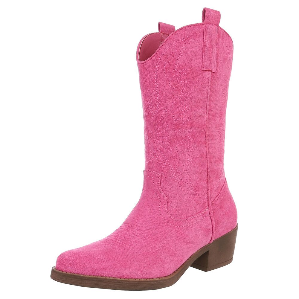 Ital-Design Moderner Western-Stiefel mit Stickerei für günstig online kaufen