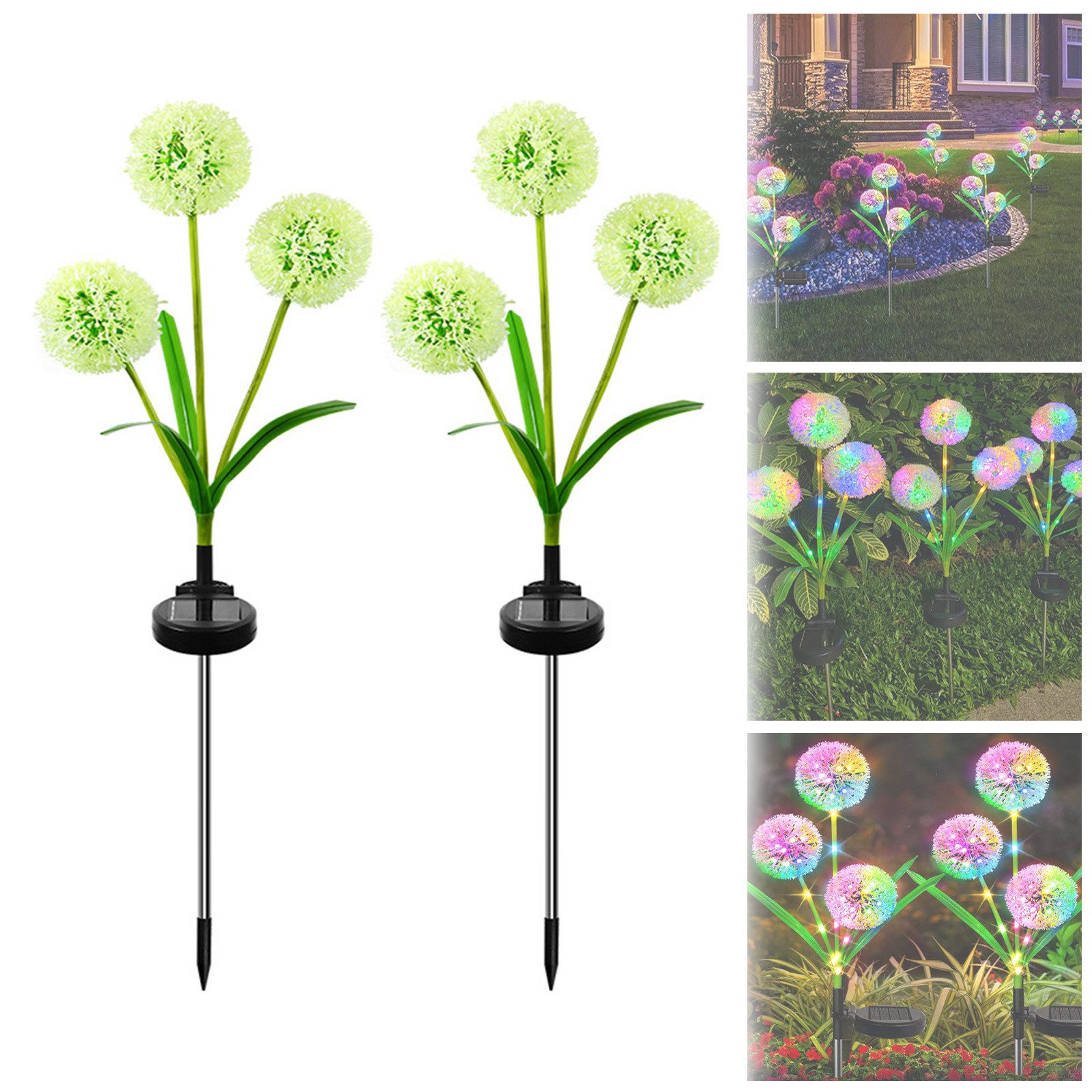 Jibenhome LED Solarleuchte LED Solarlampen Gartendeko,LED günstig online kaufen