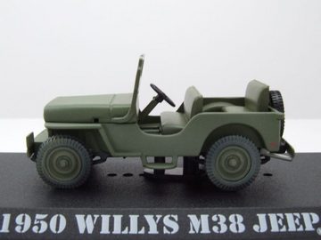 GREENLIGHT collectibles Modellauto Willys M38 Jeep US Army 1950 olivgrün MASH Modellauto 1:43 Greenlight, Maßstab 1:43