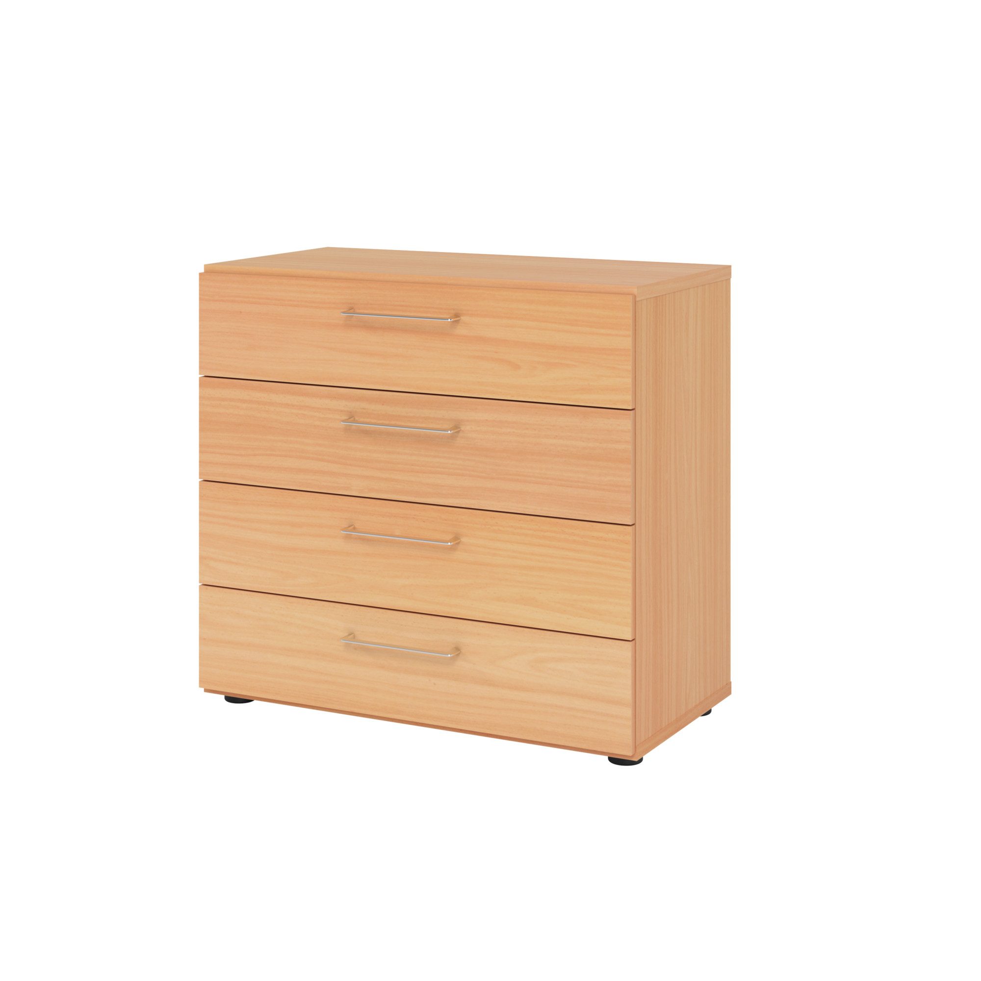 Hängeschuhschrank Regal 2OH 4 Schübe Buche/Buche