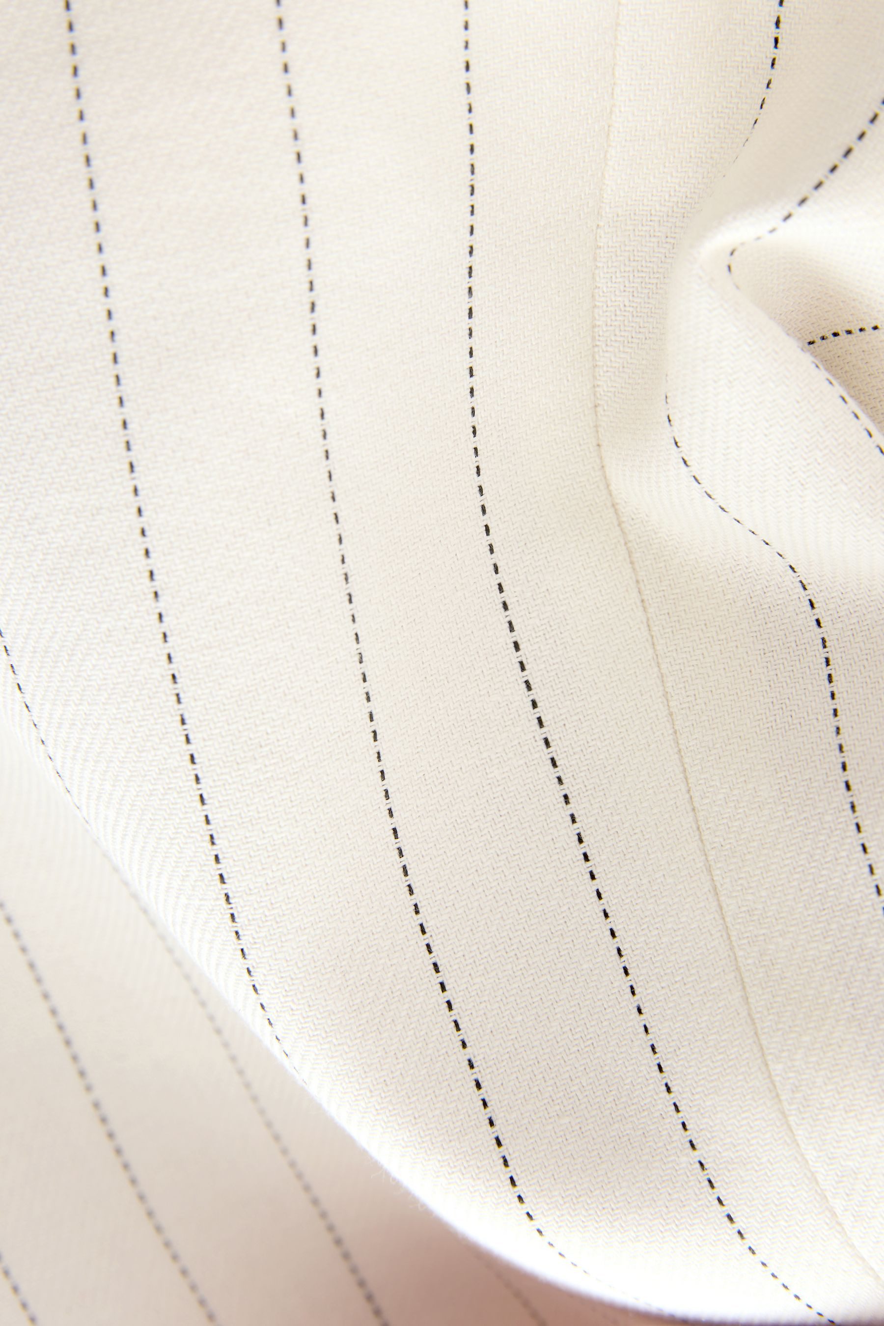 Next Jackenblazer Einreihiger gestreifter Blazer mit Leinen (1-tlg) günstig online kaufen