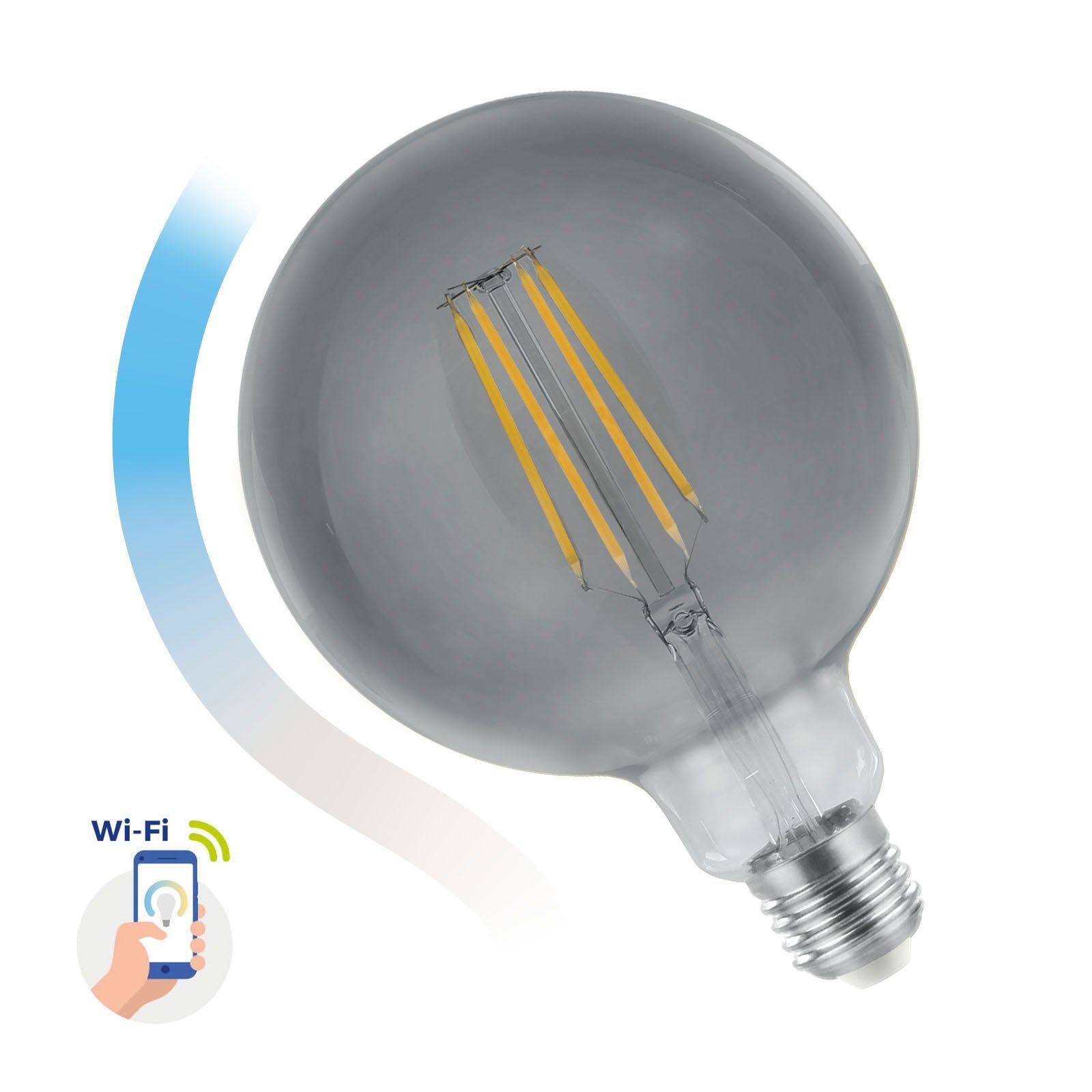 Ampoule LED GU10/5W/230V 3000-6500K Wi-Fi - Aigostar