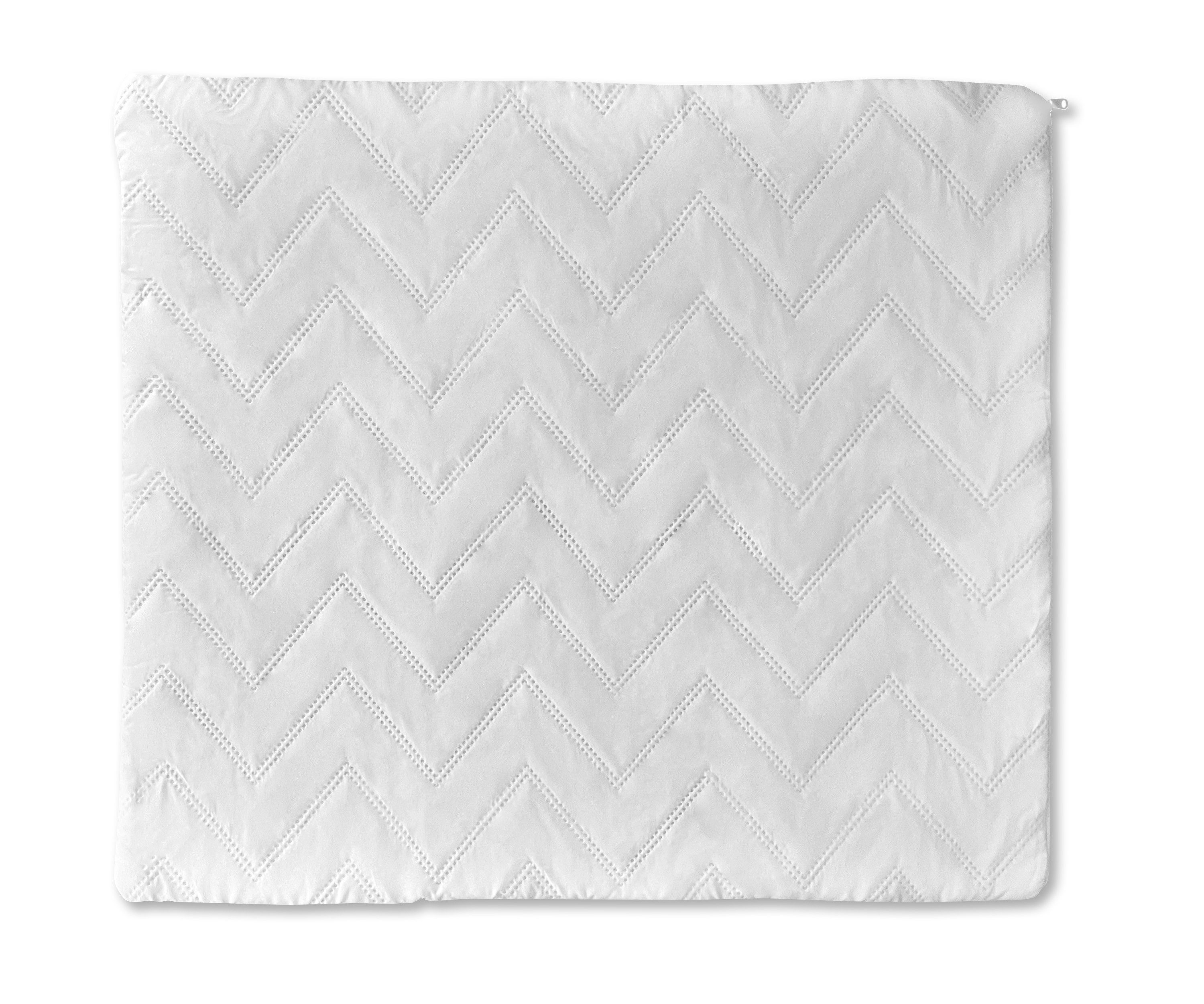Descanso Kissenbezug Molton 60x70 cm Uni Kissenbezugschoner weiß, (1 Stück), 1 x Kissenbezug Good Morning 1* 60x70 cm weiß