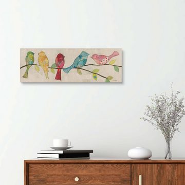 Posterlounge Holzbild Courtney Prahl, Frühlingsvögel, Esszimmer Modern Malerei
