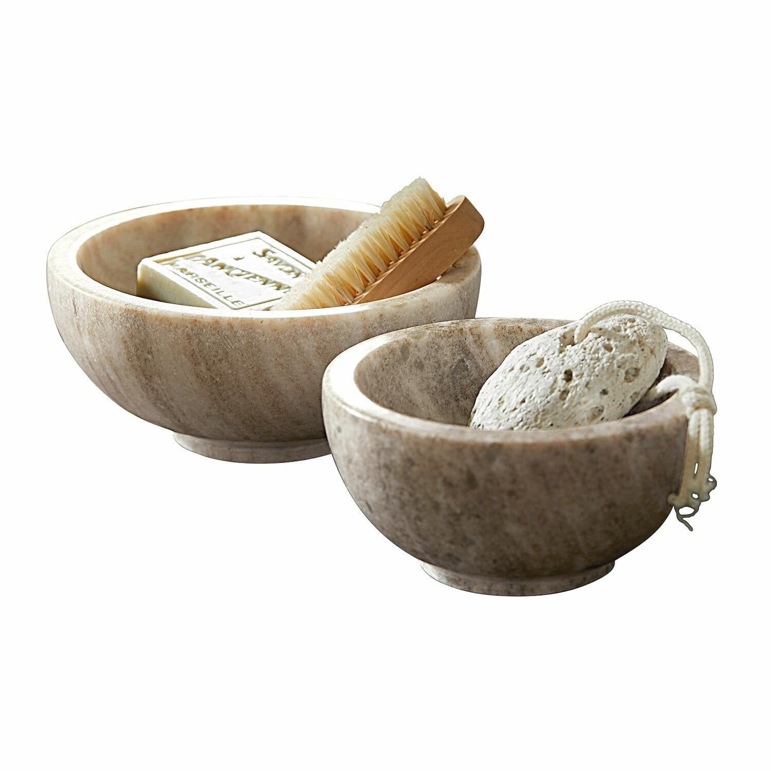 Mirabeau Dekoschale Schale 2er Set Isamont grau