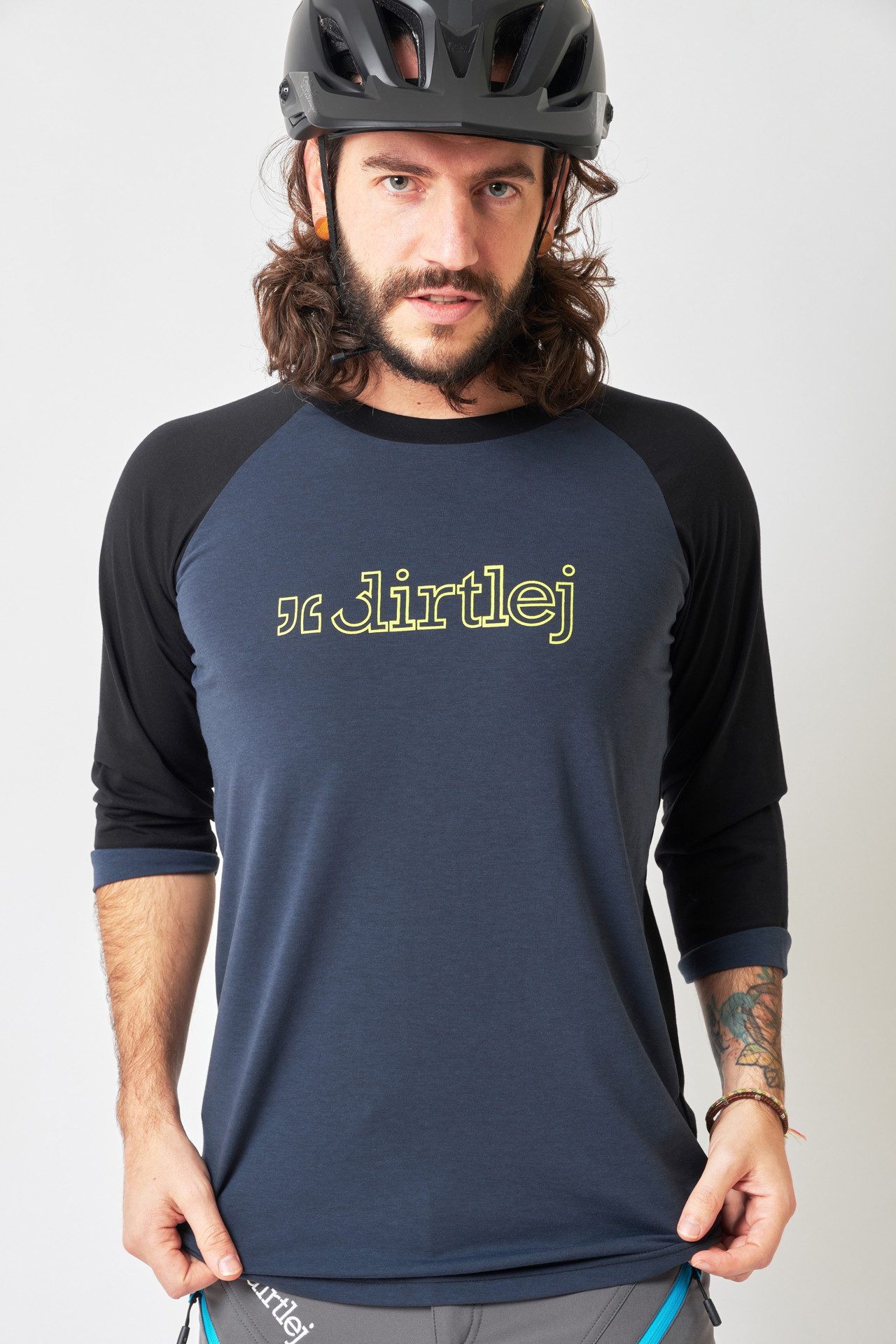 Dirtlej Funktionsshirt mountee men steel blue