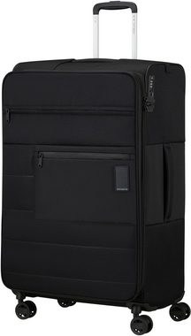 Samsonite Weichgepäck-Trolley Vacay, black, 77 cm, 4 Rollen, Reisekoffer Aufgabegepäck Großer-Koffer Volumenerweiterung