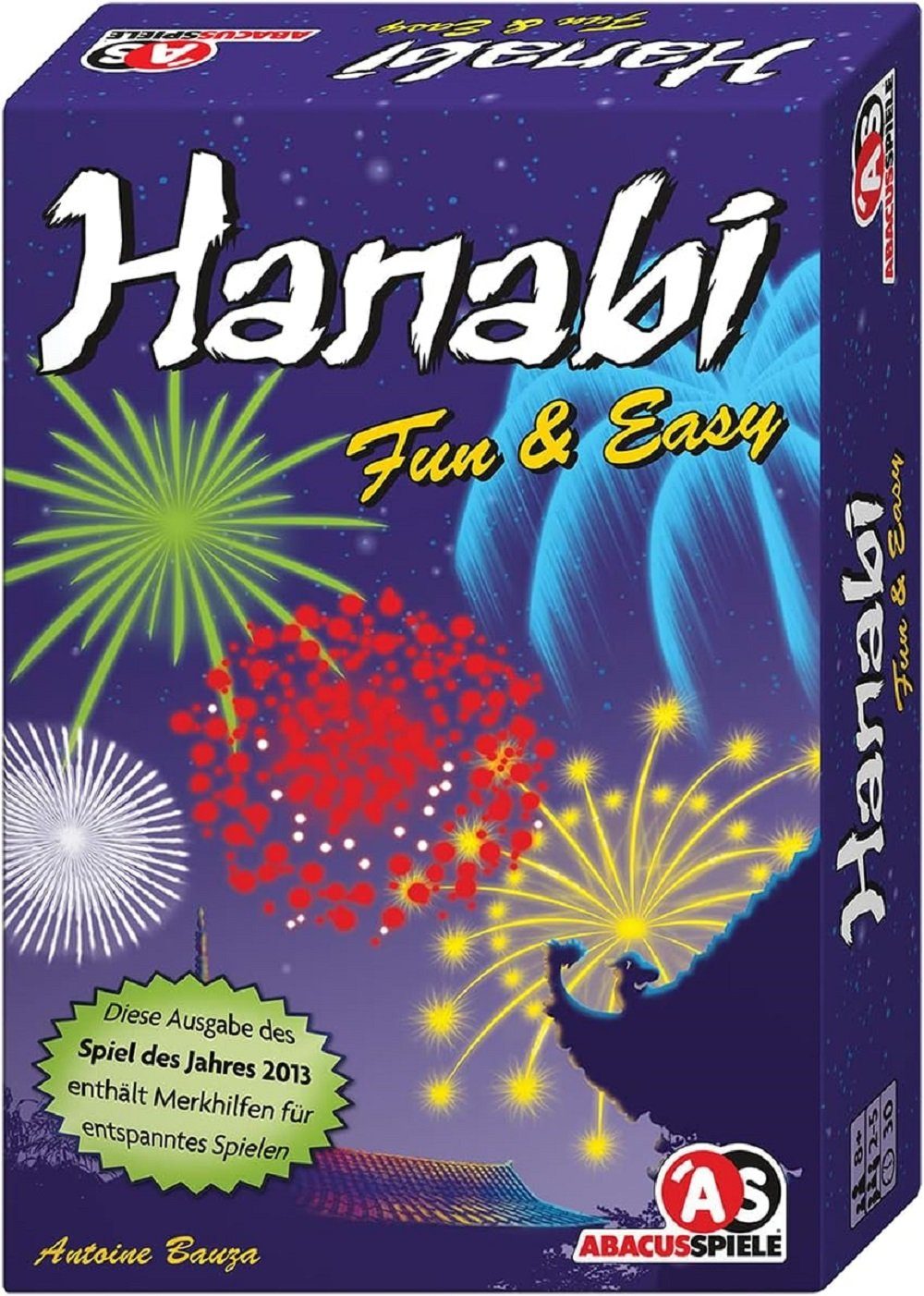 ABACUSSPIELE Spiel Hanabi Fun & Easy - kooperativen Kartenspiel - extragroße Karten, Familien Spiel - Deduktions- & Bluff-Spiel - Deutsch Sprache