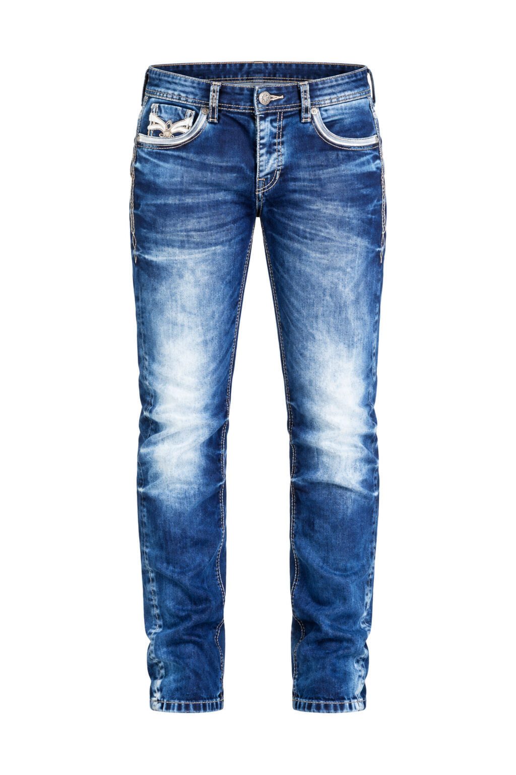 Cipo & Baxx Regular-fit-Jeans Jeans in Straight Fit, CD-287 – Bild 2 von 5