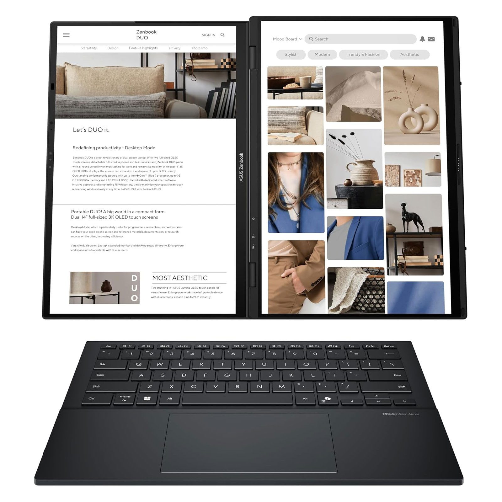 Asus UX8406CA-PZ068X Notebook (2880 x 1800 Pixel, OLED)