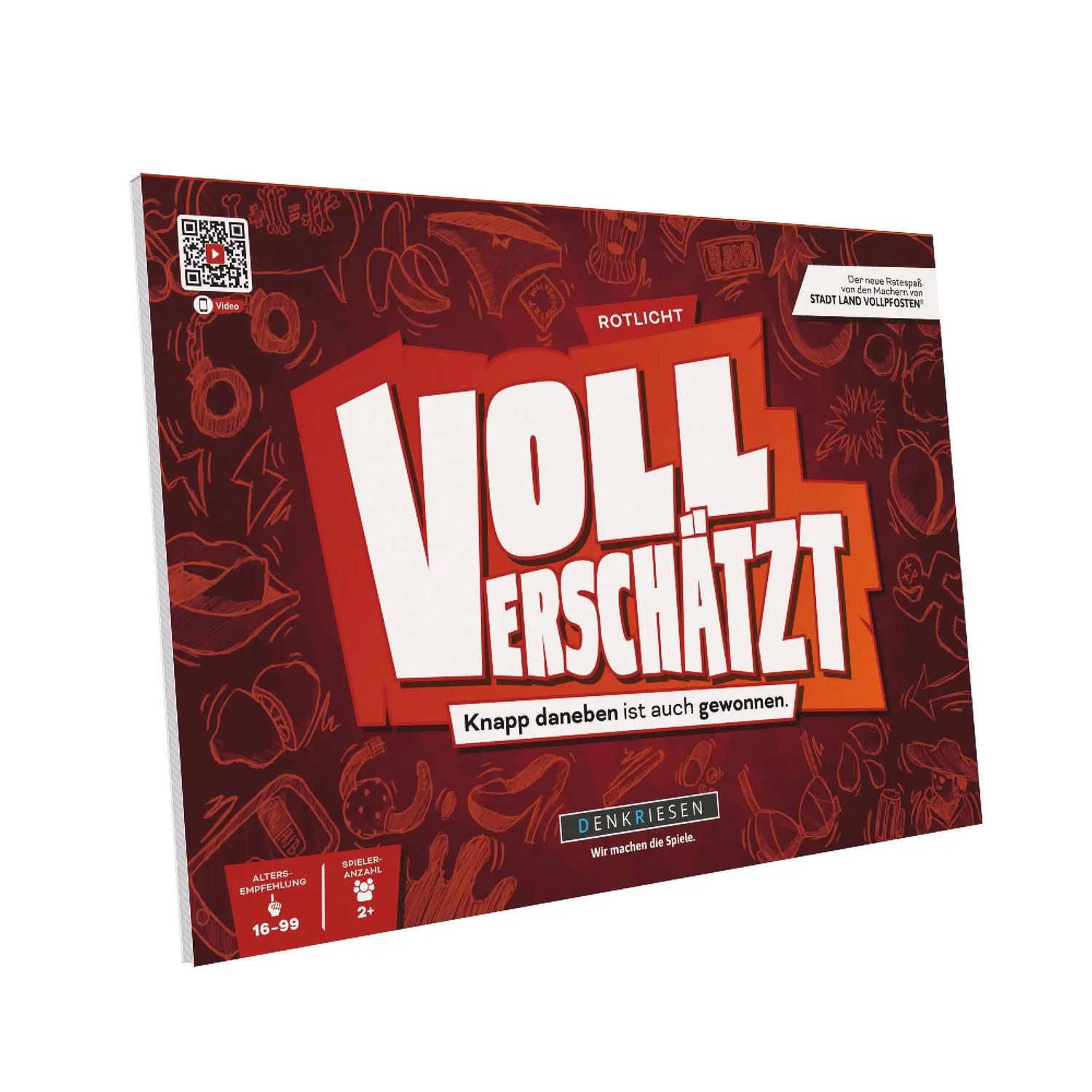Denkriesen Spiel DENKRIESEN - VOLL VERSCHÄTZT! Rotlicht Edition - "Knapp daneben ist...