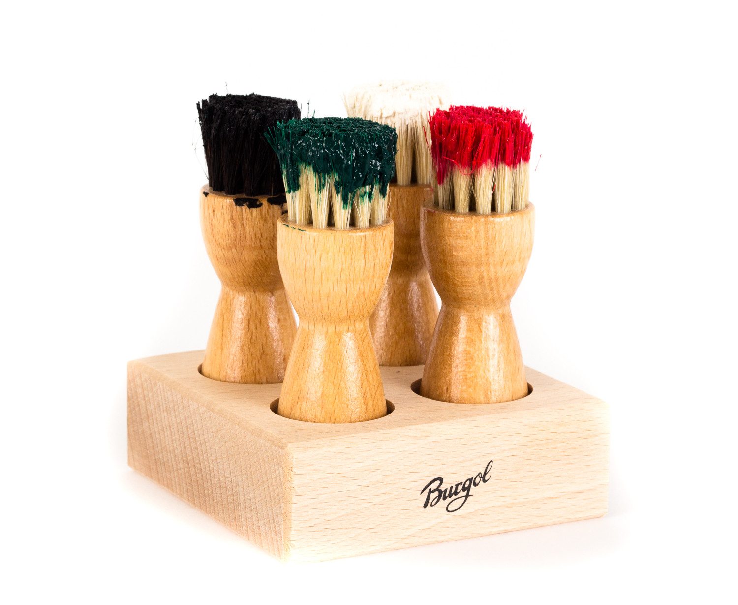 Burgol Erdschachtverlängerung Burgol Bürstencaddy-Set inkl. 4 Tiegelbürsten