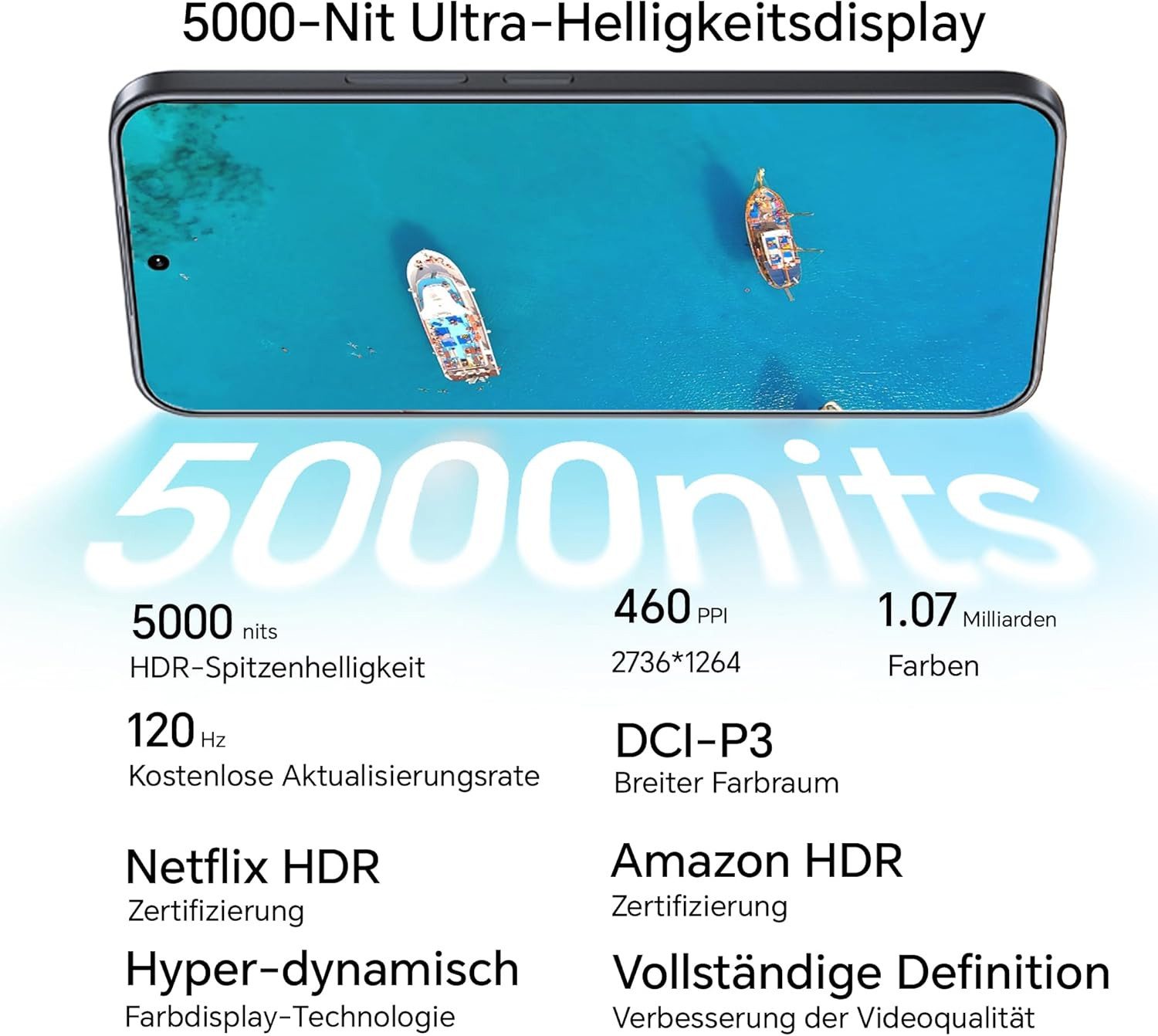 Honor HONOR 400 5G Handy, 256GB/8GB RAM, Dual SIM, NFC, Snapdragon 7 Gen 3 Smartphone (16,64 cm/6.55 Zoll, 256 GB Speicherplatz, 200 MP Kamera)