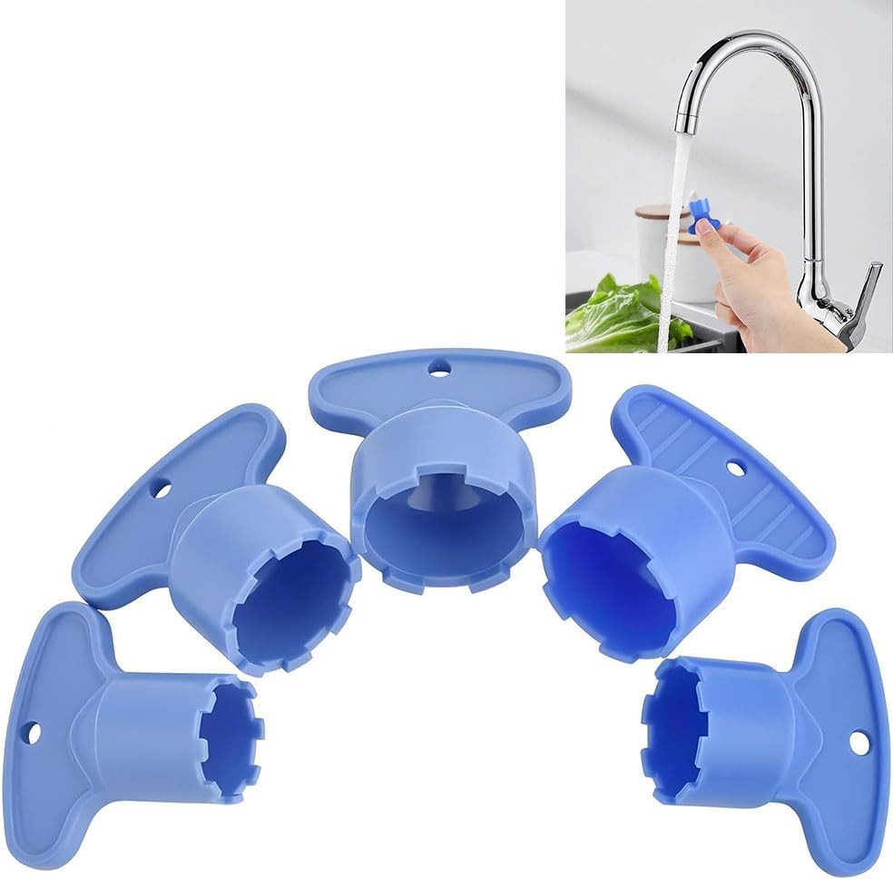 Strahlregler 5×Strahlregler Wasserhahn Schlüssel,Wasserhahn Belüfterschlüssel