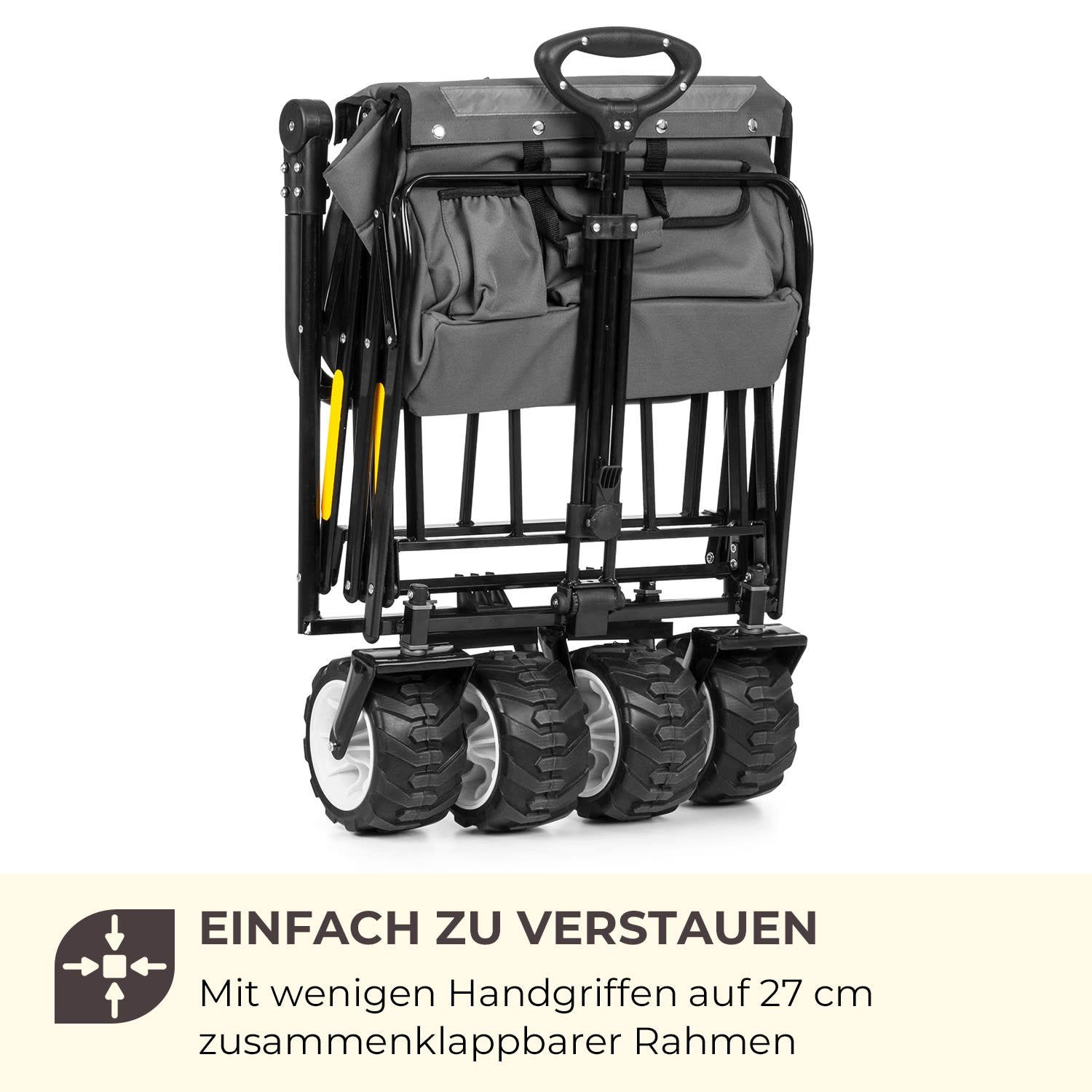 Waldbeck Easy Bollerwagen Grau Rider