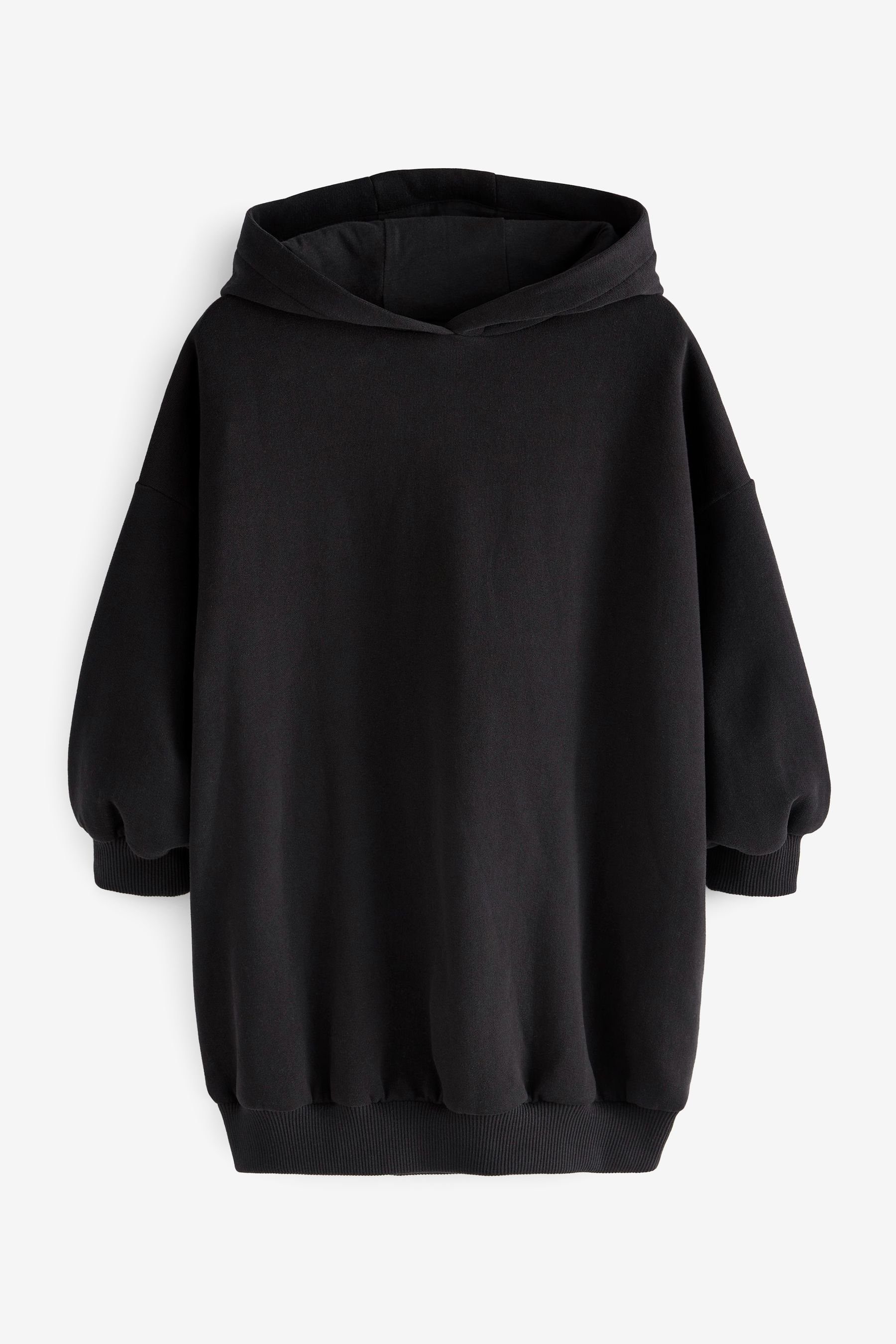 Next Kapuzensweatshirt Langes Kapuzensweatshirt (1-tlg) Black