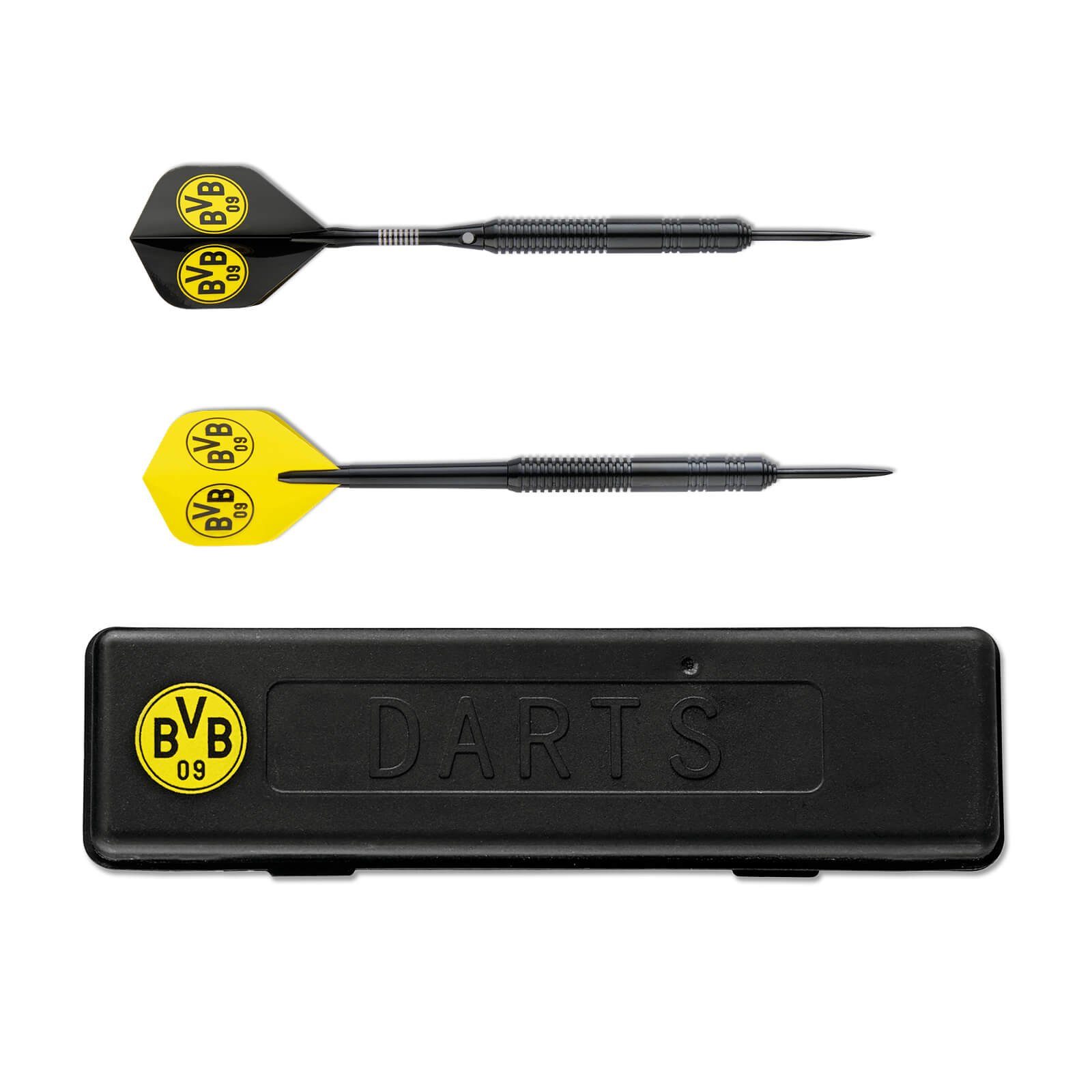 BVB MERCHANDISING Dartpfeil BVB Dartpfeile mit Aufbewahrungsbox