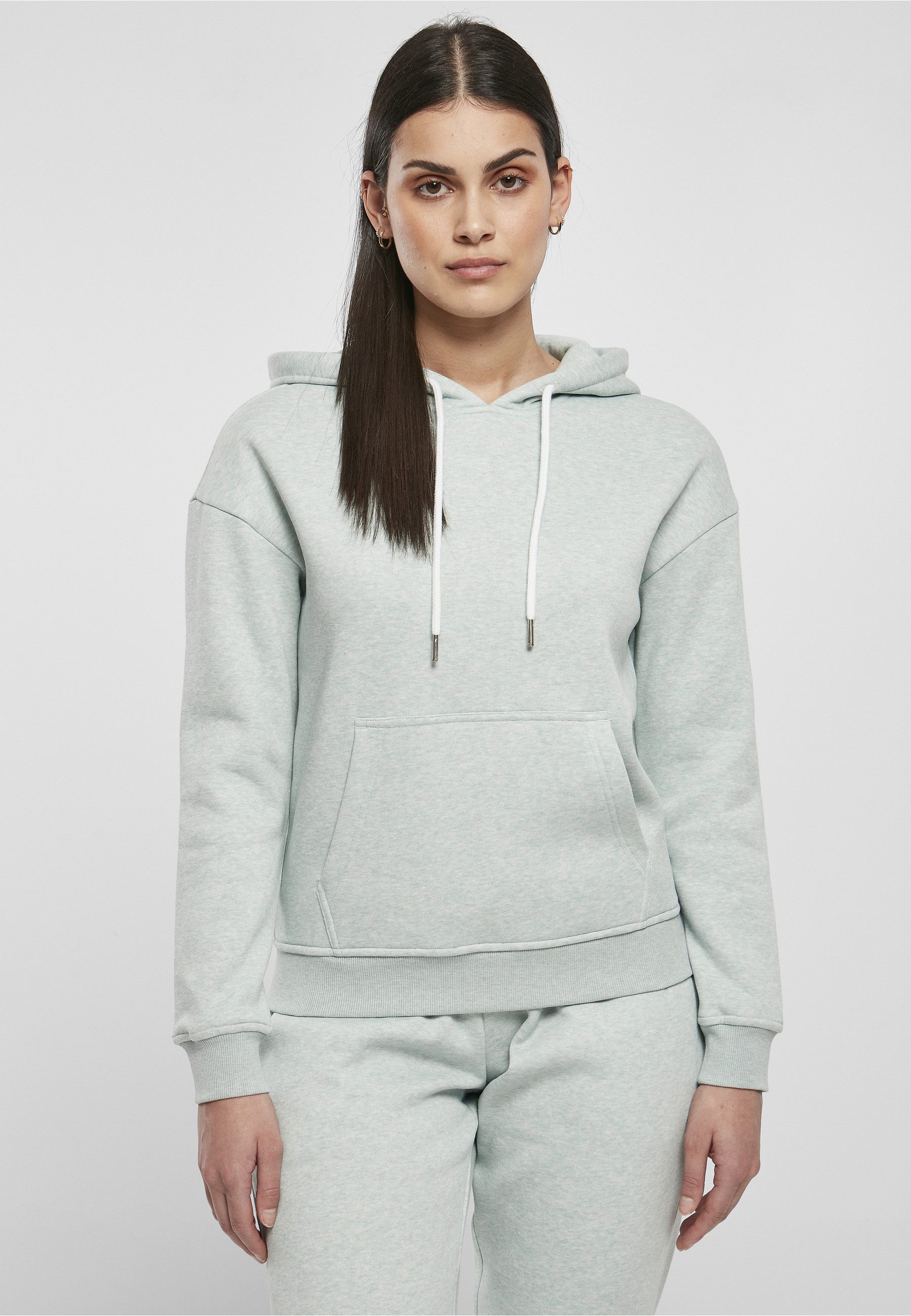 URBAN CLASSICS Hoodie Urban Classics Damen Ladies Color Melange Hoody (1-tlg)