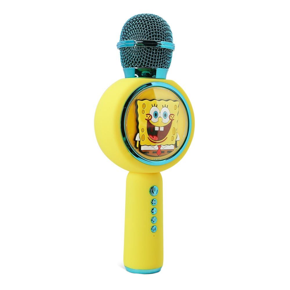 OTL Technologies Spongebob Schwammkopf Karaoke-Mikrofon mit Lautsprecher Karaoke-Maschine