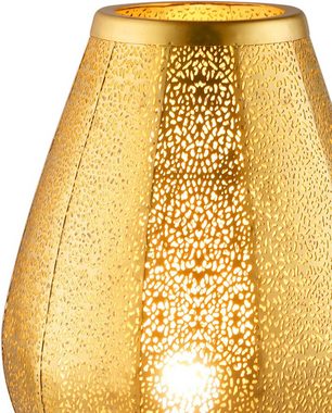 Marrakesch Orient & Mediterran Interior Stehlampe Orientalische Tischlampe Lampe Manal 37cm in Gold