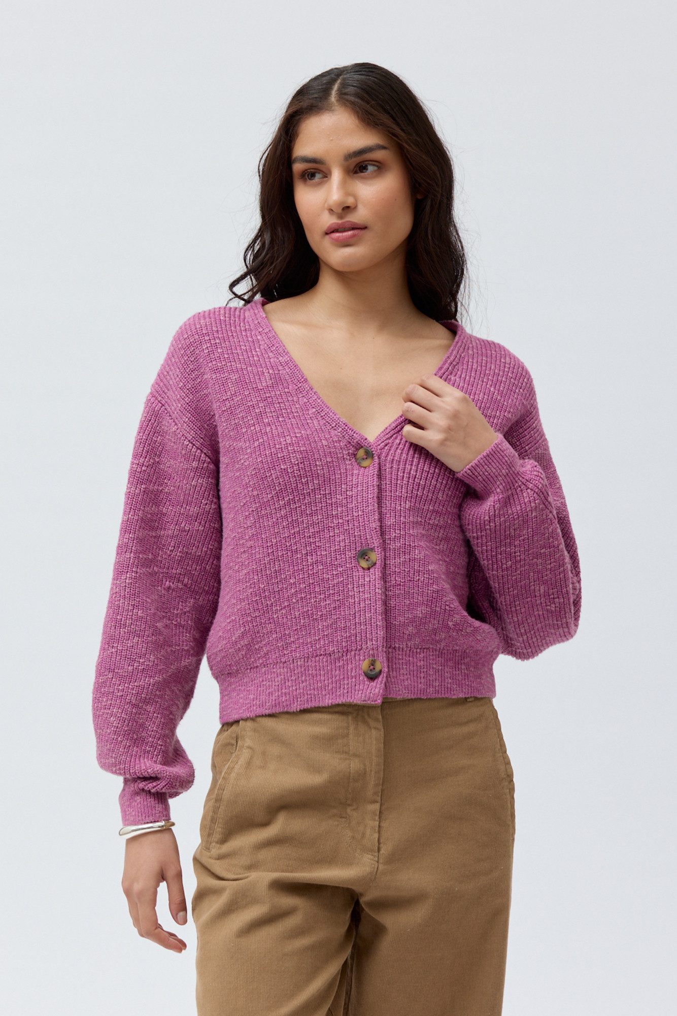 People Wear Organic Strickjacke aus Bio-Baumwolle günstig online kaufen