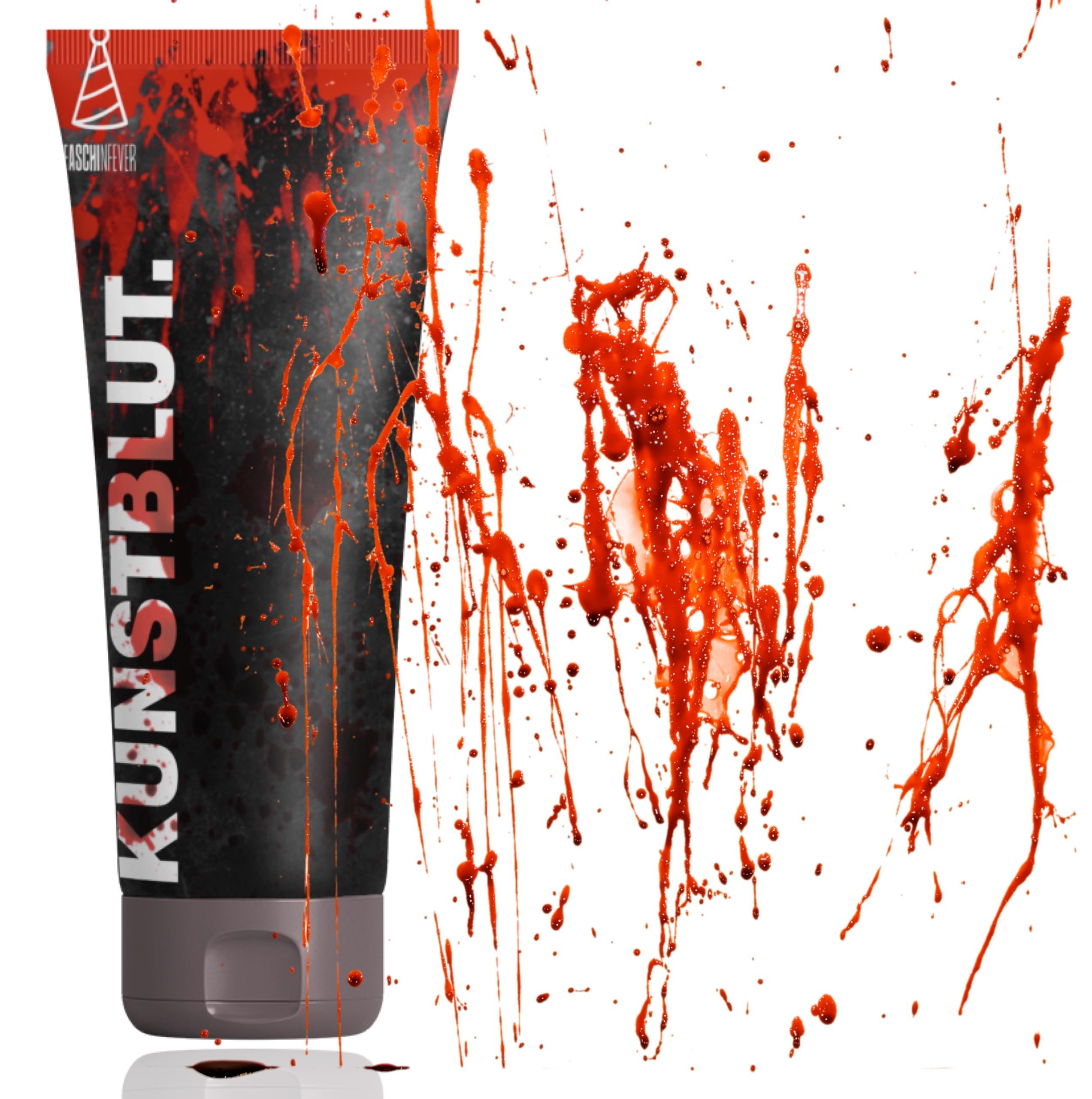 FASCHINFEVER Kostüm 50 ml Blut - abwaschbar & täuschend echt - &Kunstblut zum Schminken