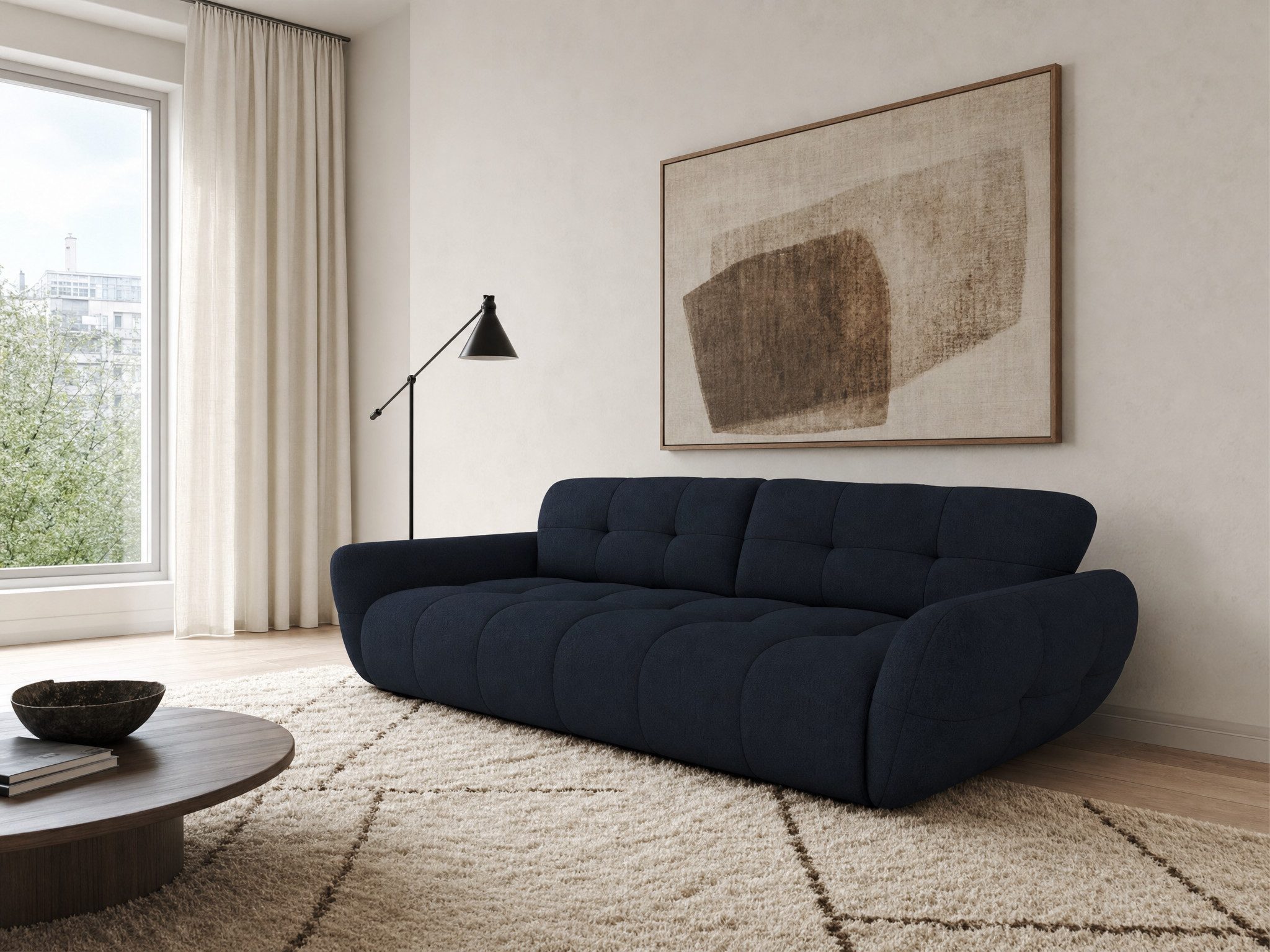 foamnova Big-Sofa Vannes, B 312 cm, als Dauerschläfer nutzbar, Giga-Sofa, Loungesofa, sehr breit und komfortabel