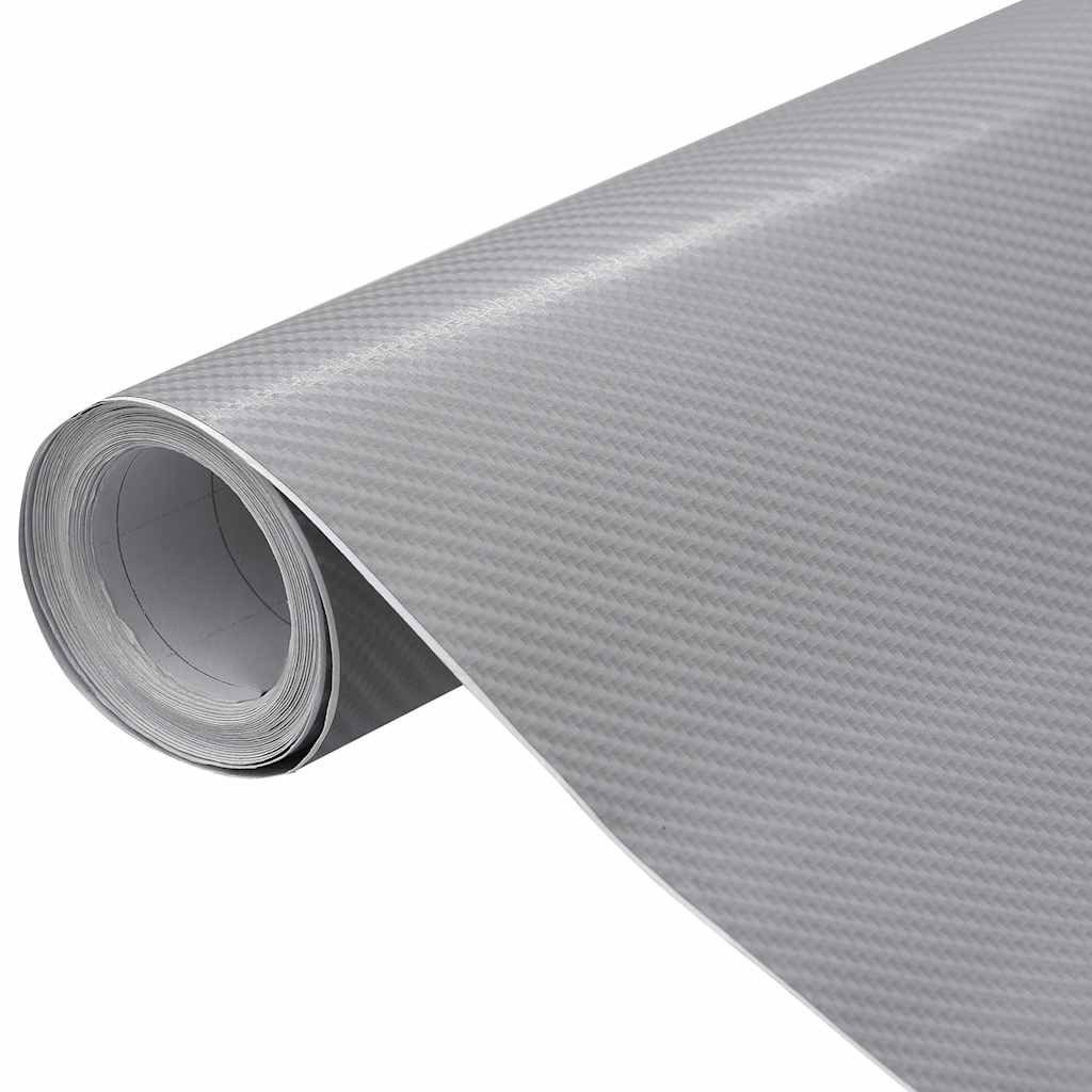 Aufkleber Autofolie 4D Silber 100x150 cm