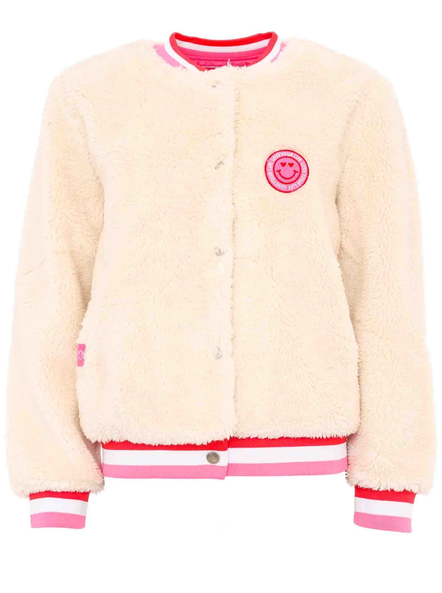 Zwillingsherz Bomberjacke Plüschjacke Kuschel Jacke Teddy günstig online kaufen