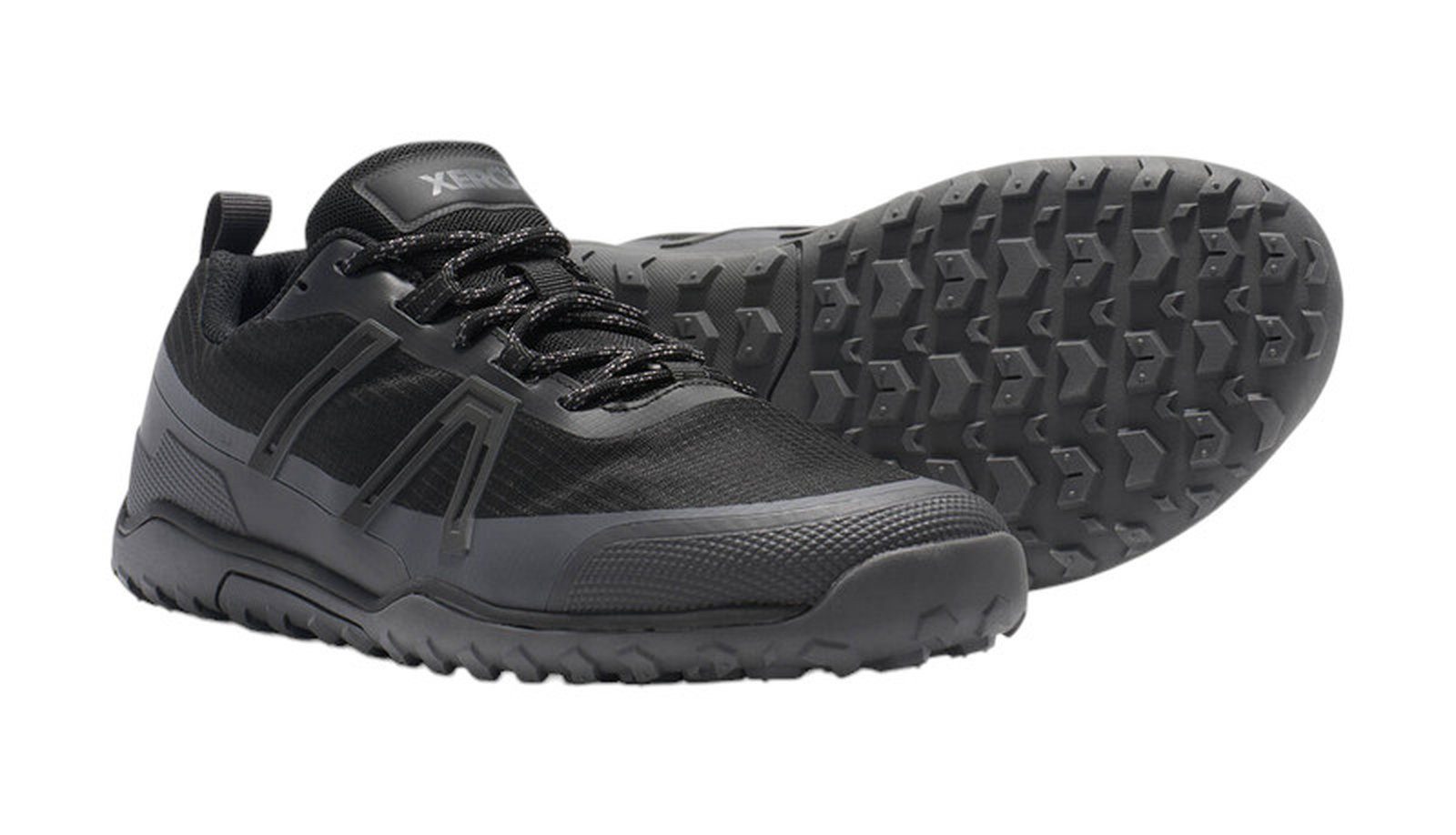 Xero Shoes Scrambler Trail Low WP (wasserdicht) schwarz/asphalt Herren Laufschuh