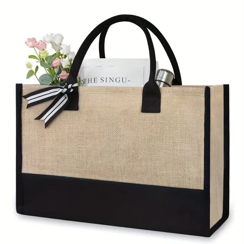 Venicce Love Einkaufsbeutel Elegante Jute-Tragetasche - günstig online kaufen