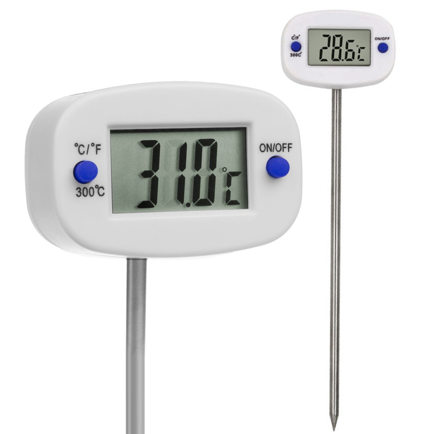 GreenBlue Kochthermometer GB382, 1-tlg., Digitales Lebensmittelthermometer