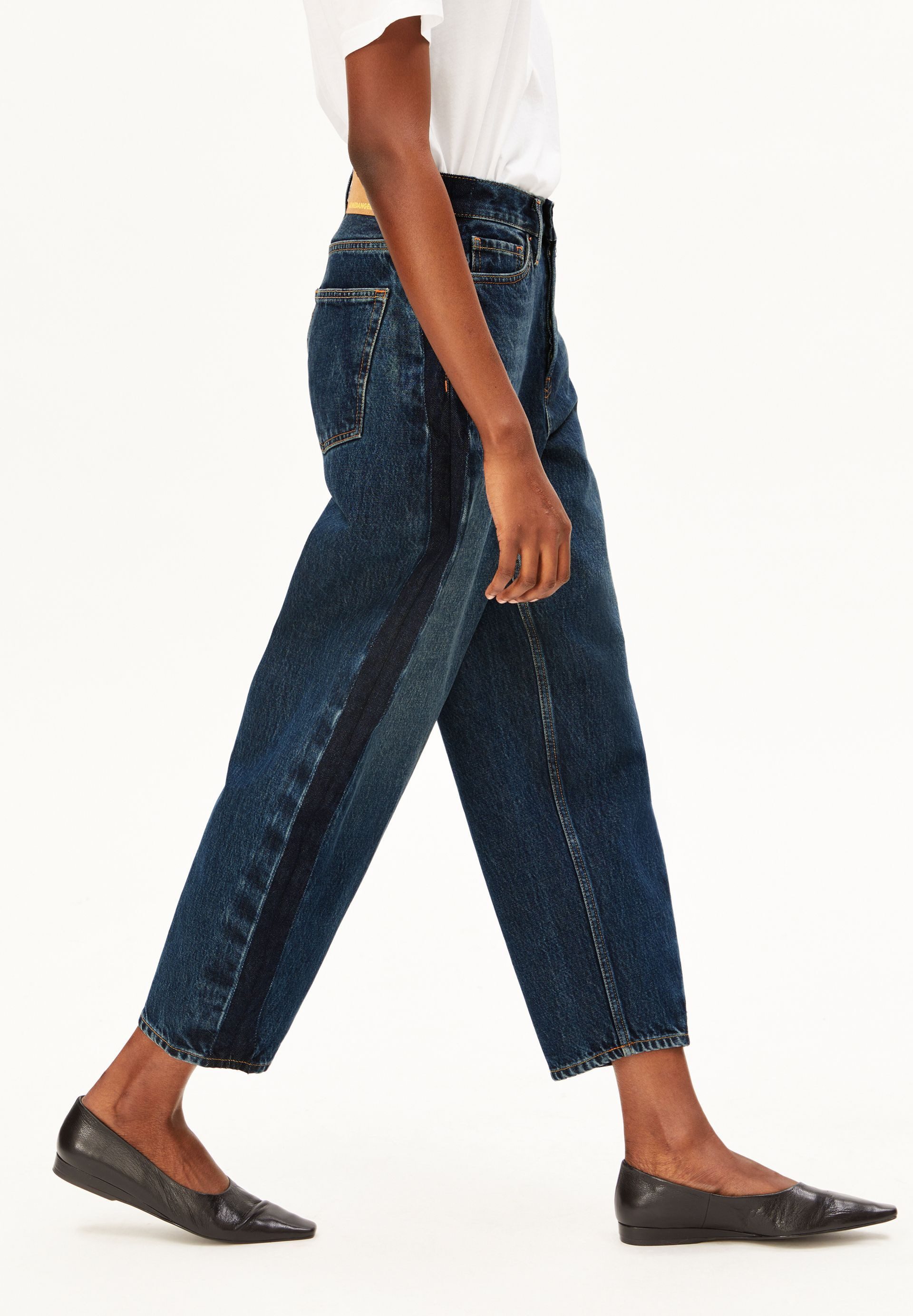 Armedangels Weite Jeans BAARLY BARREL 100% Bio-Baumwolle Non Stretch (Non-Stretch, Loose Fit) High waist – Bild 5 von 5
