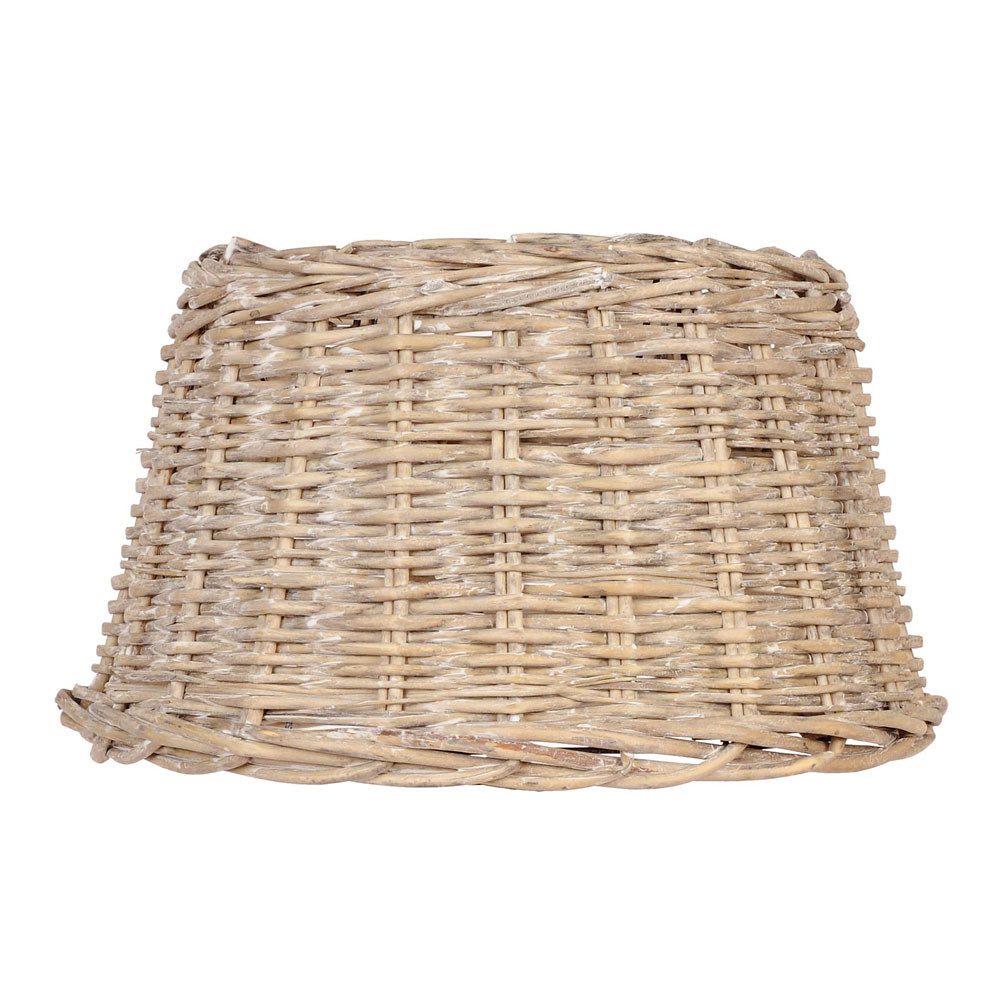 Clayre & Eef Lampenschirm Lampenschirm CAPE COD beige aus Rattan Rattanlampenschirm Strandhaus H
